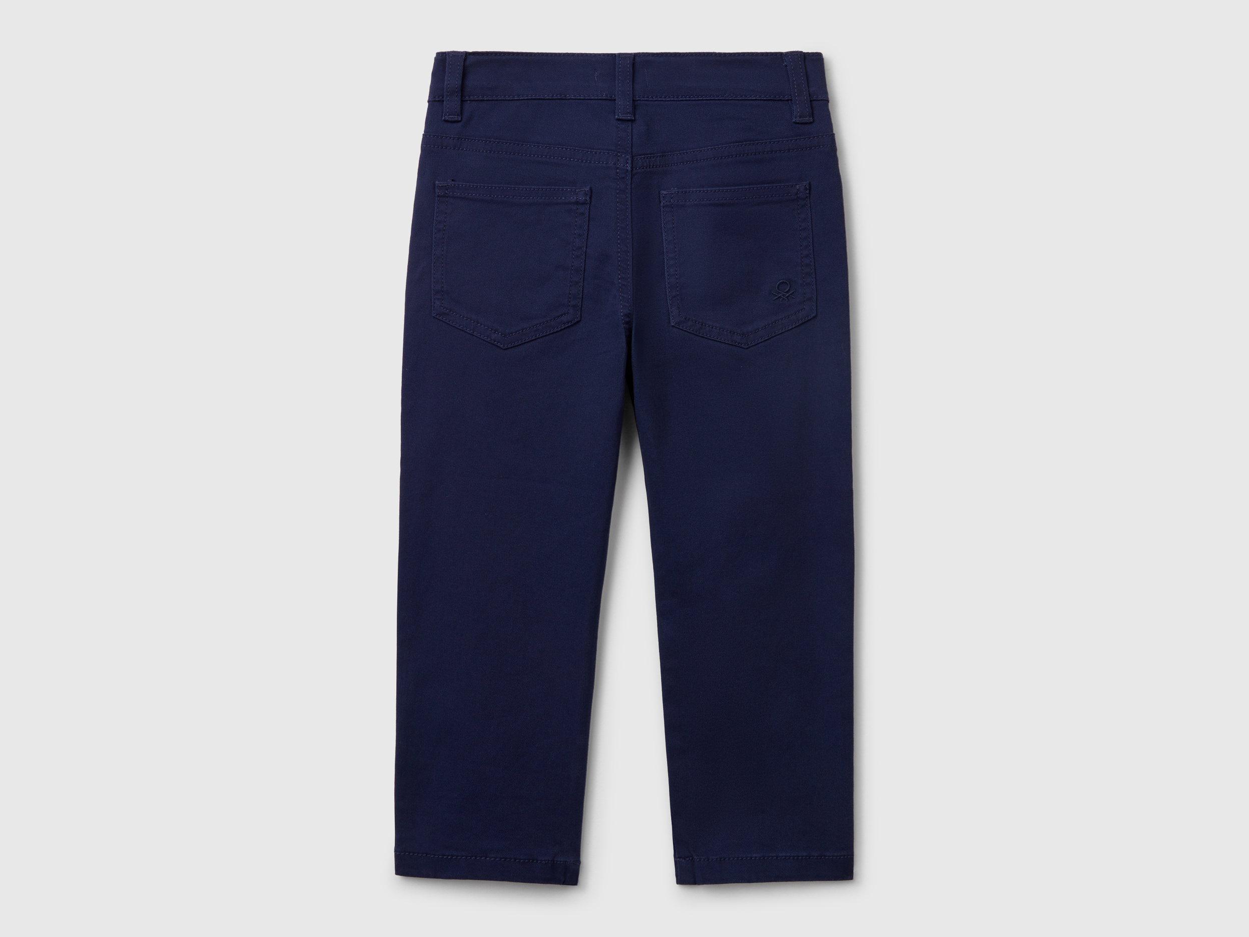 Benetton, Παντελόνι Ελαστικό Με Πέντε Τσέπες, size 12-18, Σκουρο Μπλε, Παιδικά φωτογραφία