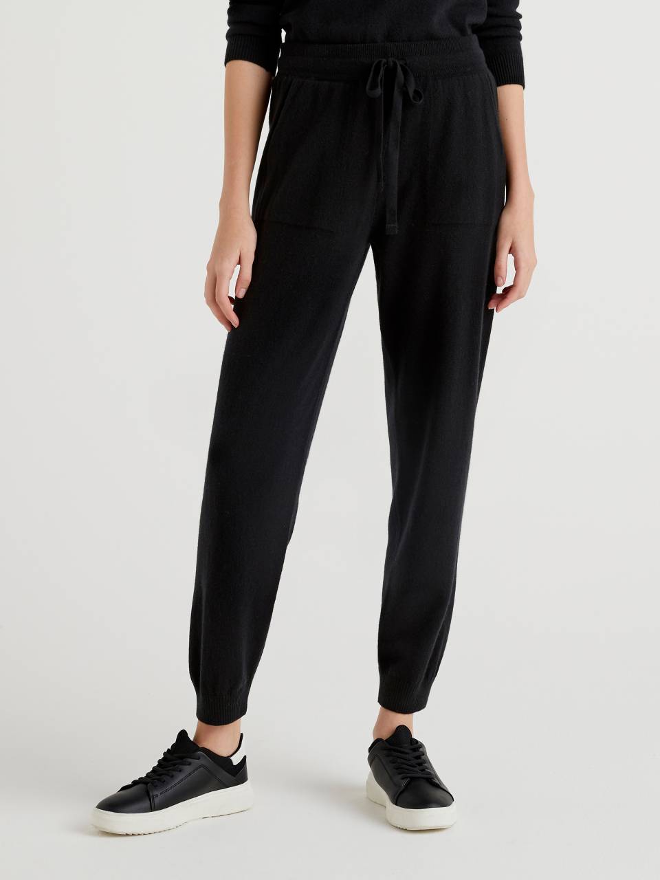 Benetton Pure cashmere sporty trousers. 1