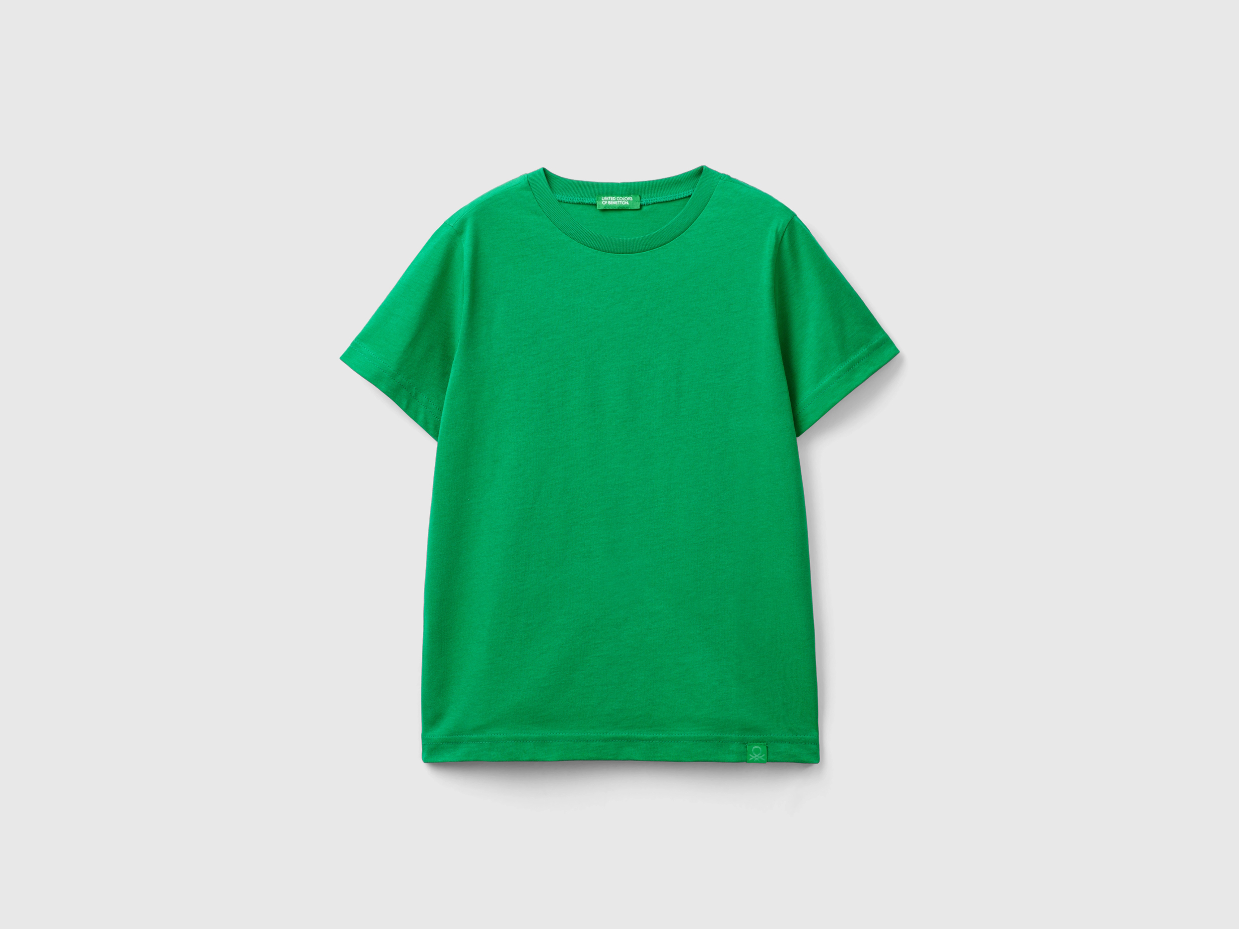 United Colors of Benetton Benetton, Μπλούζα Από Οργανικό Βαμβακερό, size L, Πρασινο, Παιδικά