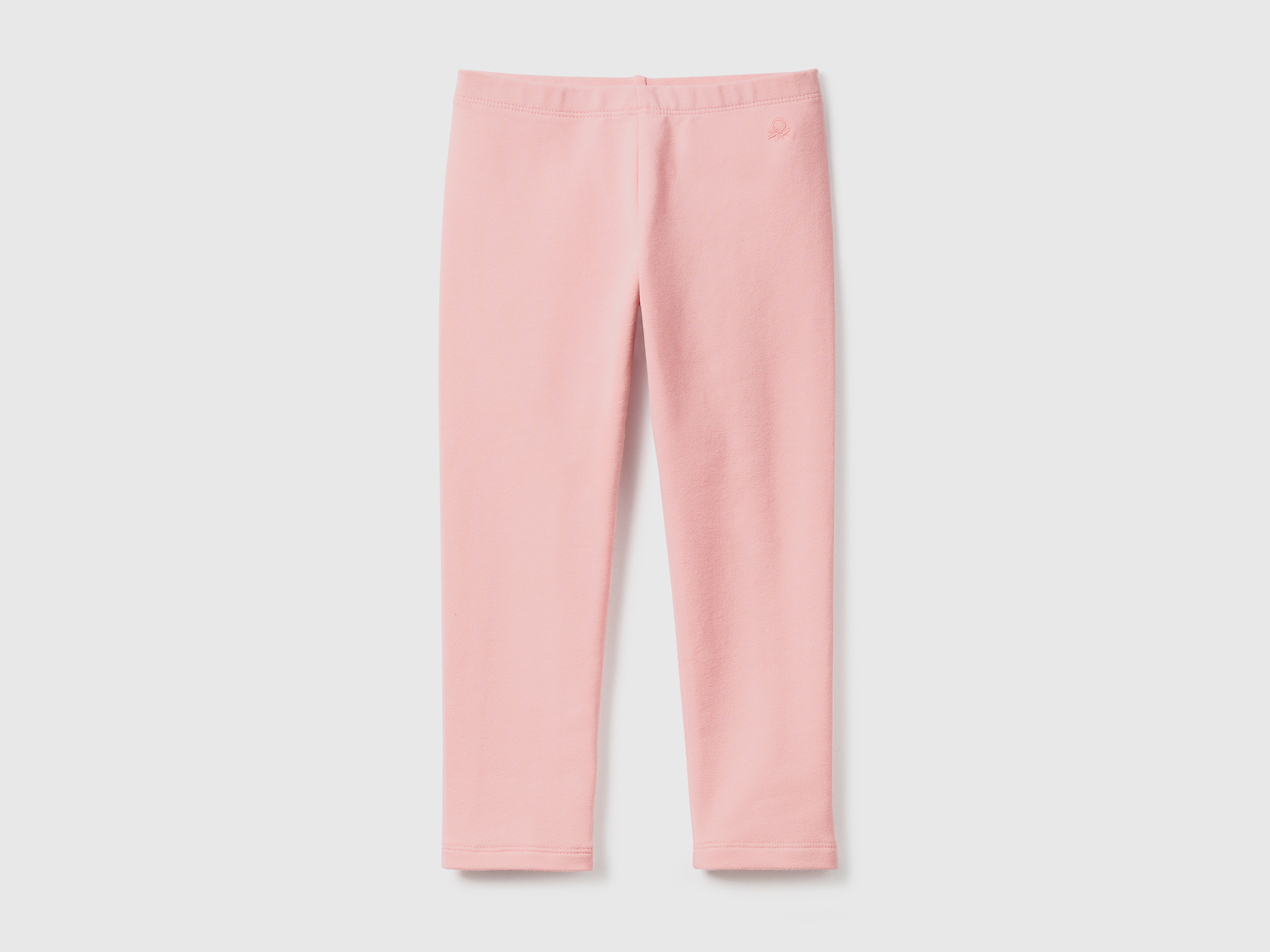 Benetton, Leggings In Warm Stretch Jersey, size 12-18, Pink, Kids