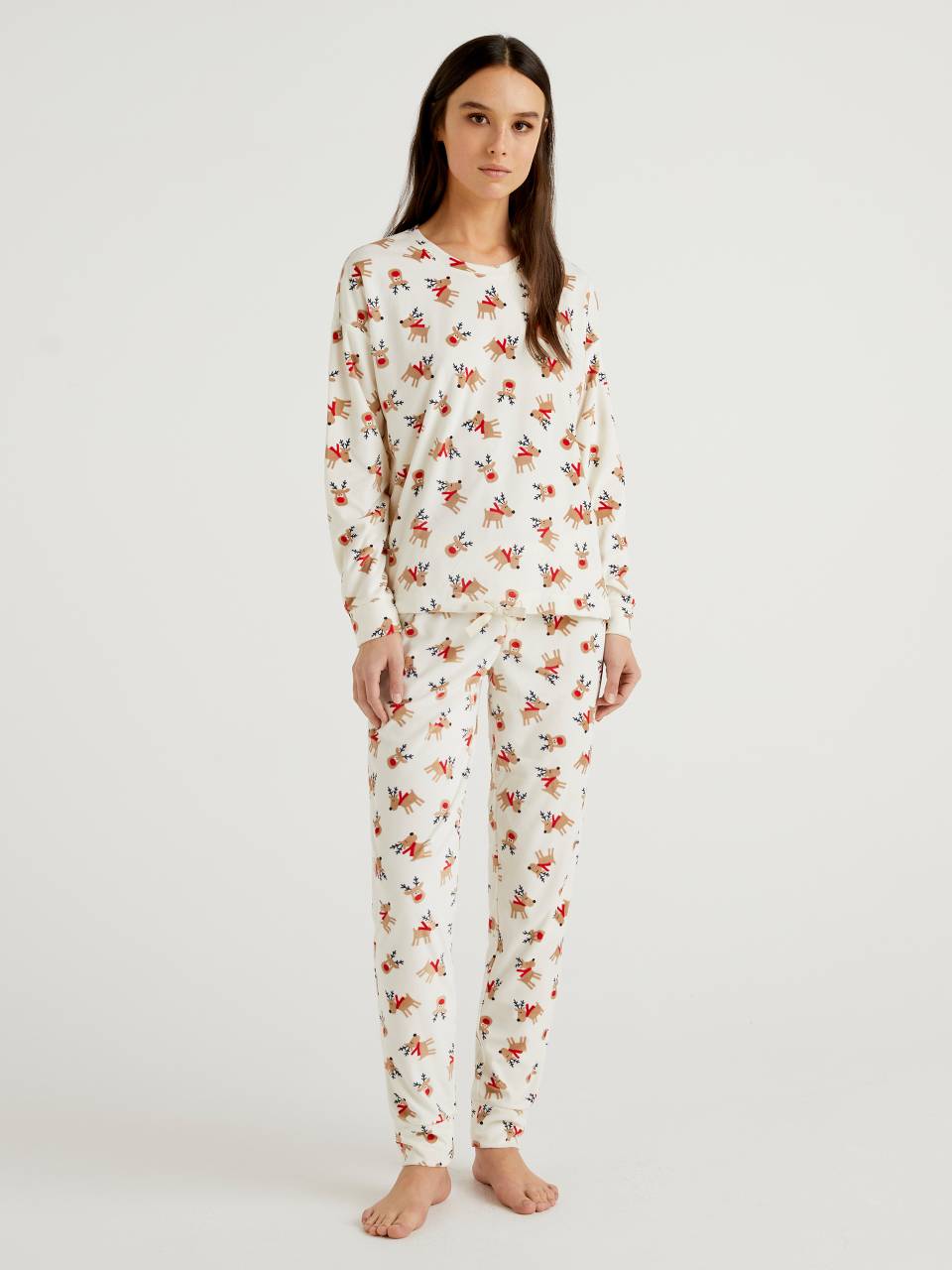 Benetton Chenille print pyjamas. 1