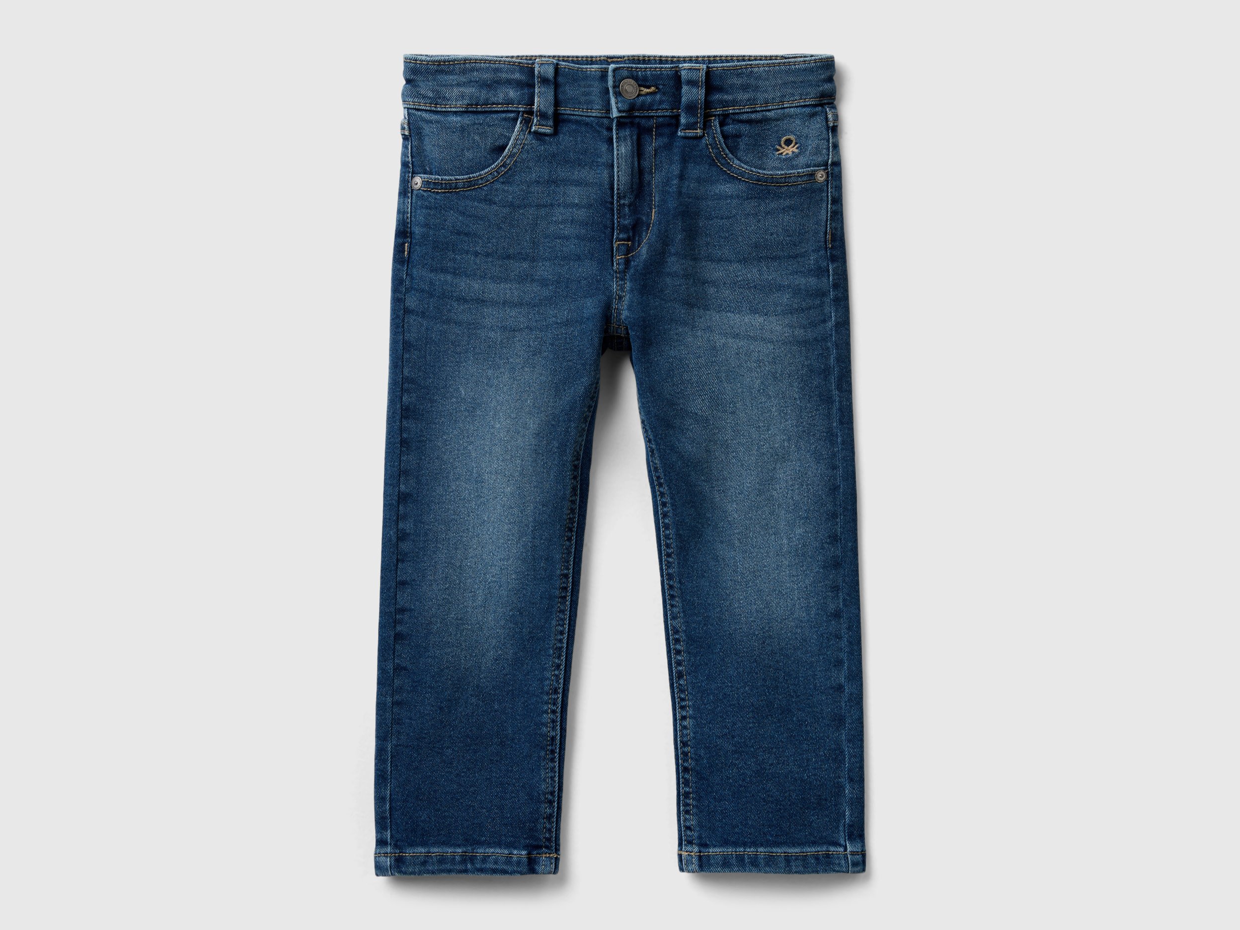 United Colors of Benetton Benetton, Τζιν Με Πέντε Τσέπες, size 3-4, Σκουρο Μπλε, Παιδικά