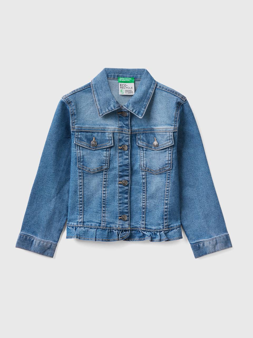 Benetton "eco-recycle" jean jacket. 1