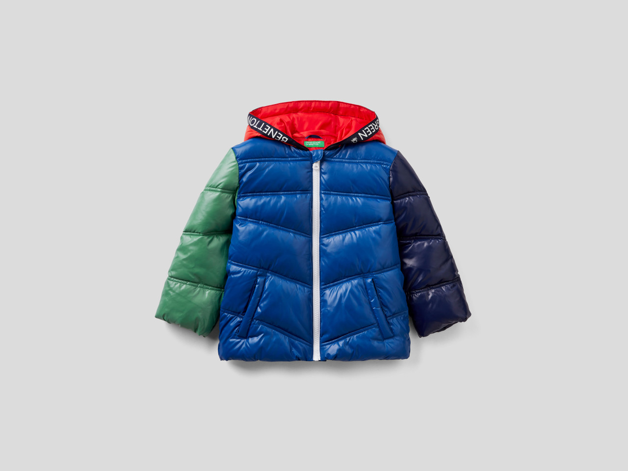 Green discount 67% KIDS FASHION Coats Casual Benetton Puffer jacket 