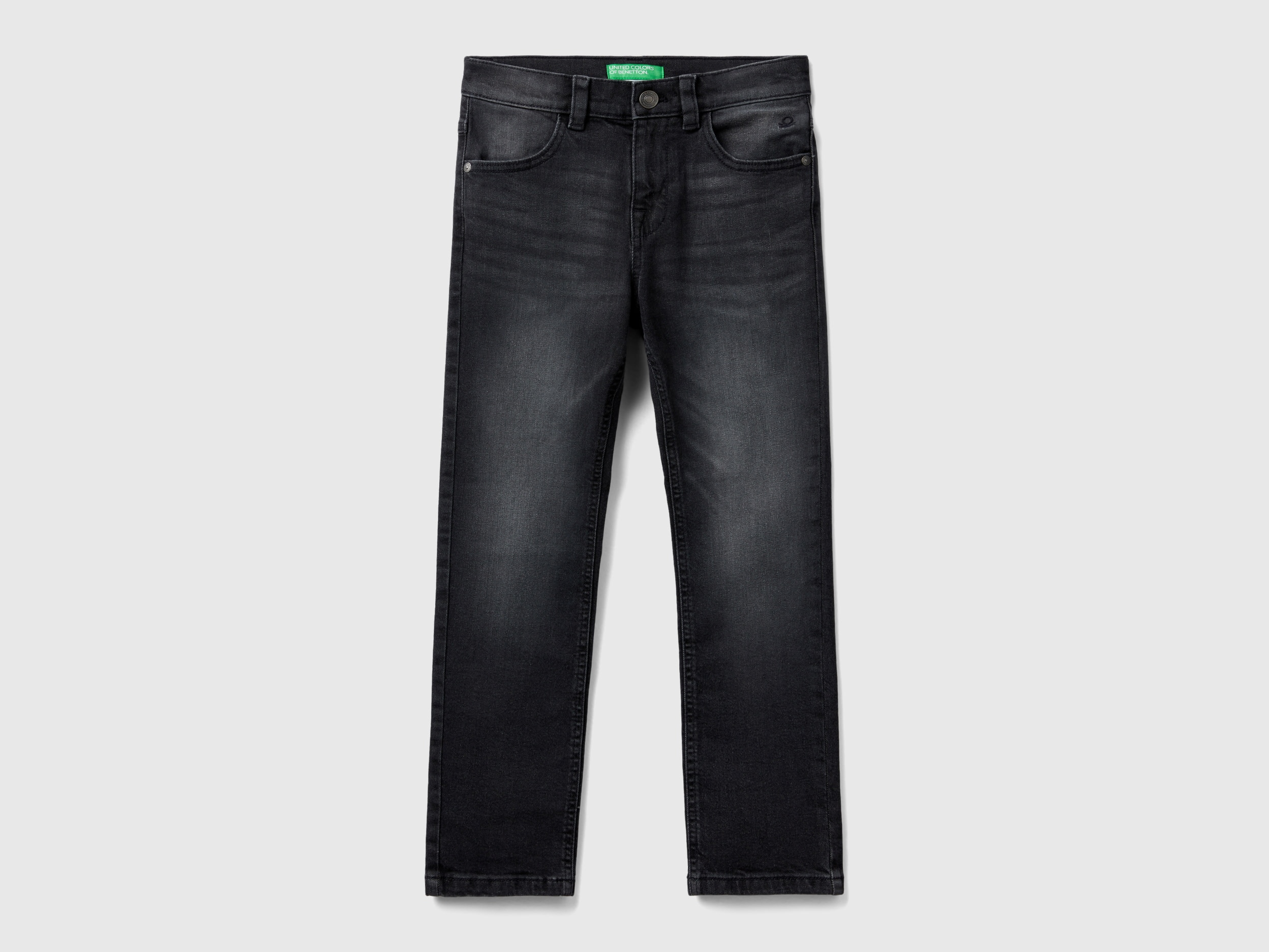 United Colors of Benetton Benetton, Τζιν Με Πέντε Τσέπες, size 3XL, Μαυρο, Παιδικά