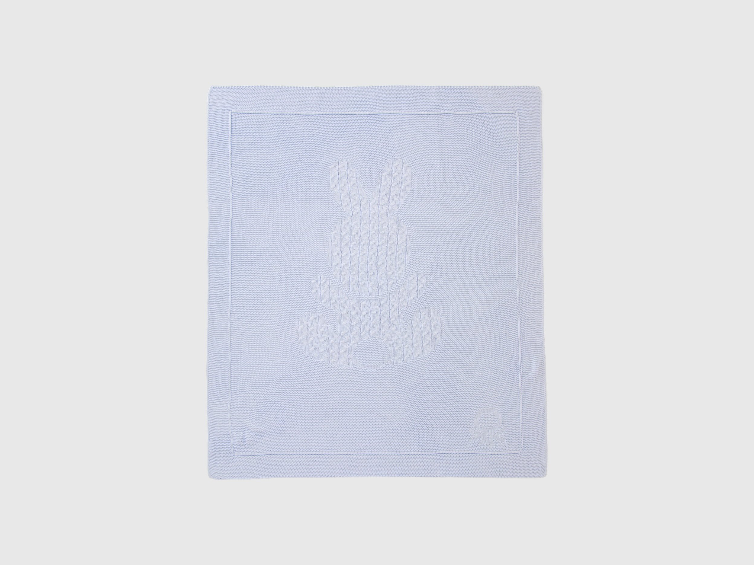 Benetton, Copertina Con Coniglietto, Celeste, Bambini