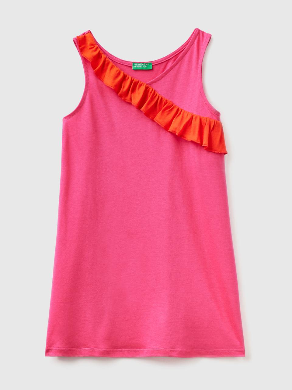 Benetton dress with frill. 1