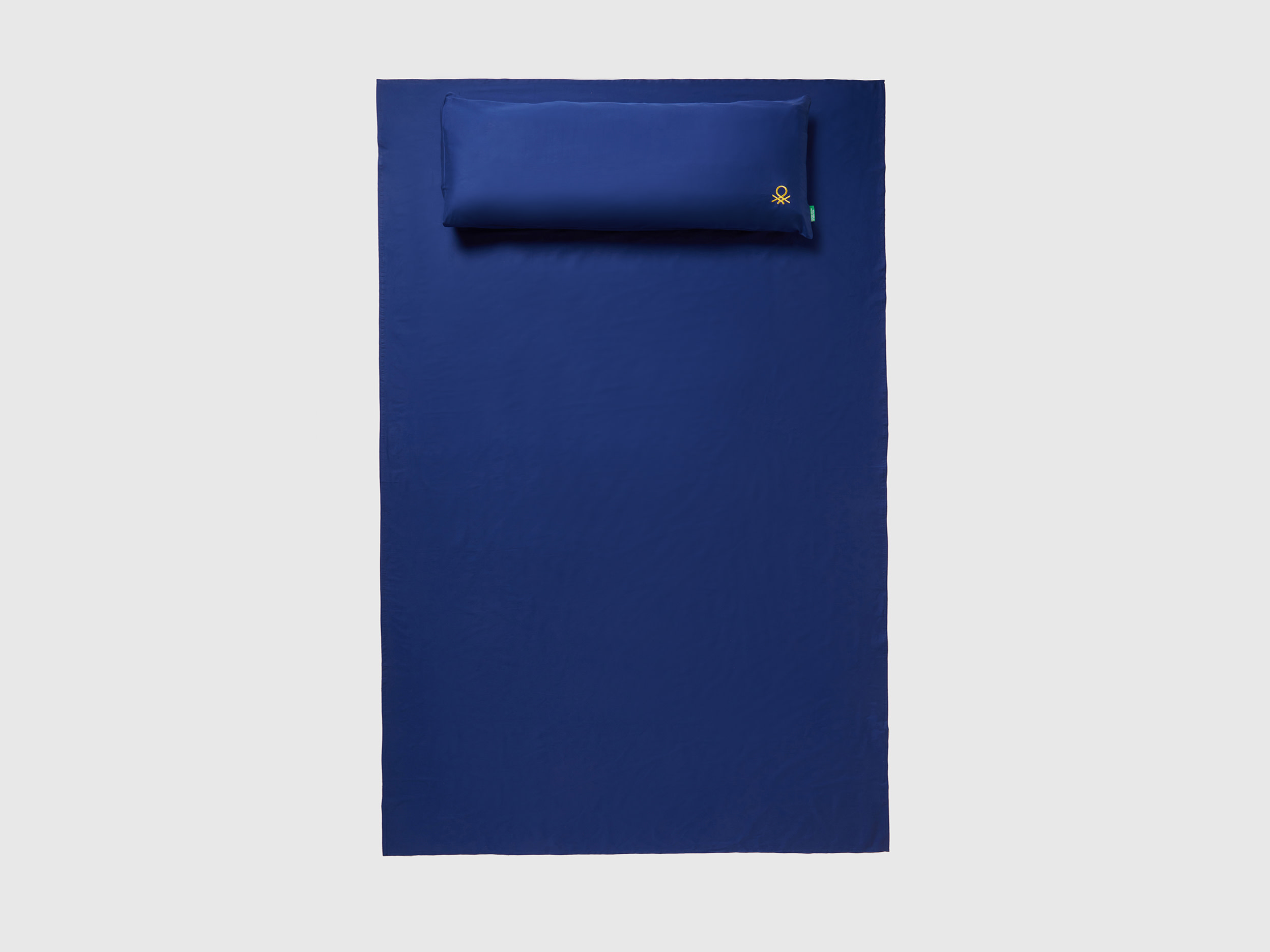 Benetton, Set Of Dark Blue Single Sheets, size OS, Dark Blue, Benetton Home