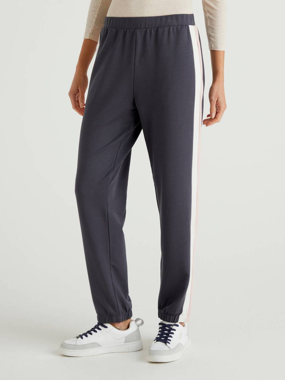 Benetton Sweatpants with clashing bands. 1