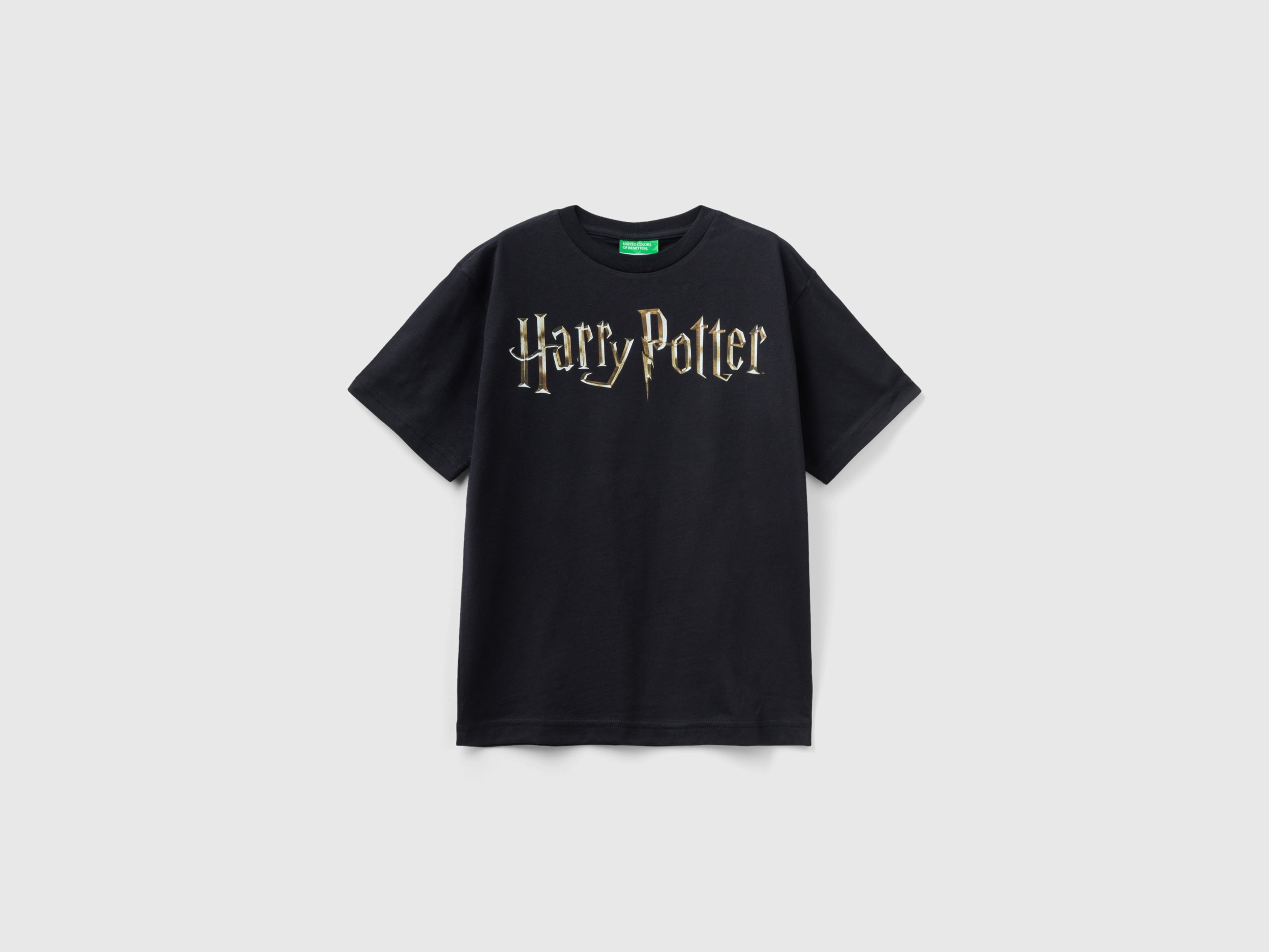 Benetton, Short Sleeve Harry Potter T-shirt, size 3XL, Black, Kids