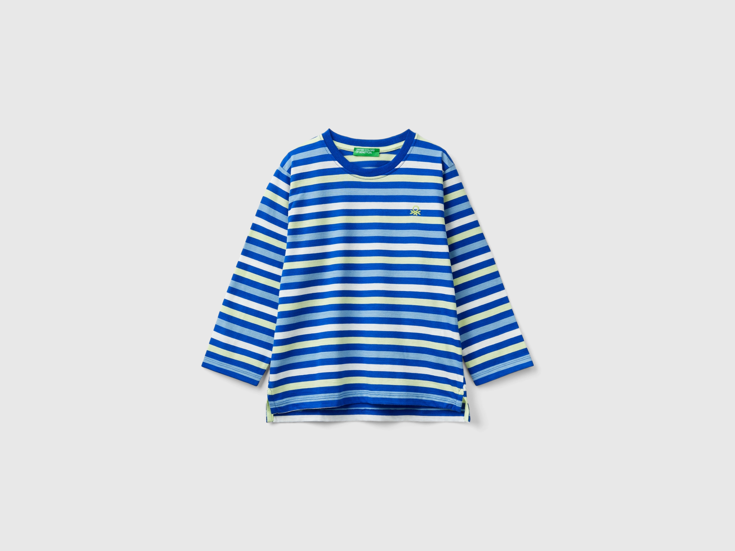 Benetton, Gestreiftes T-shirt Aus 100% Baumwolle, size 82, Bunt, male