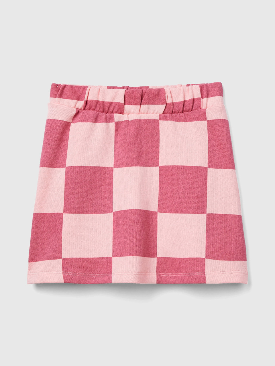 Benetton, Checkered Mini Skirt, Multi-color, Kids