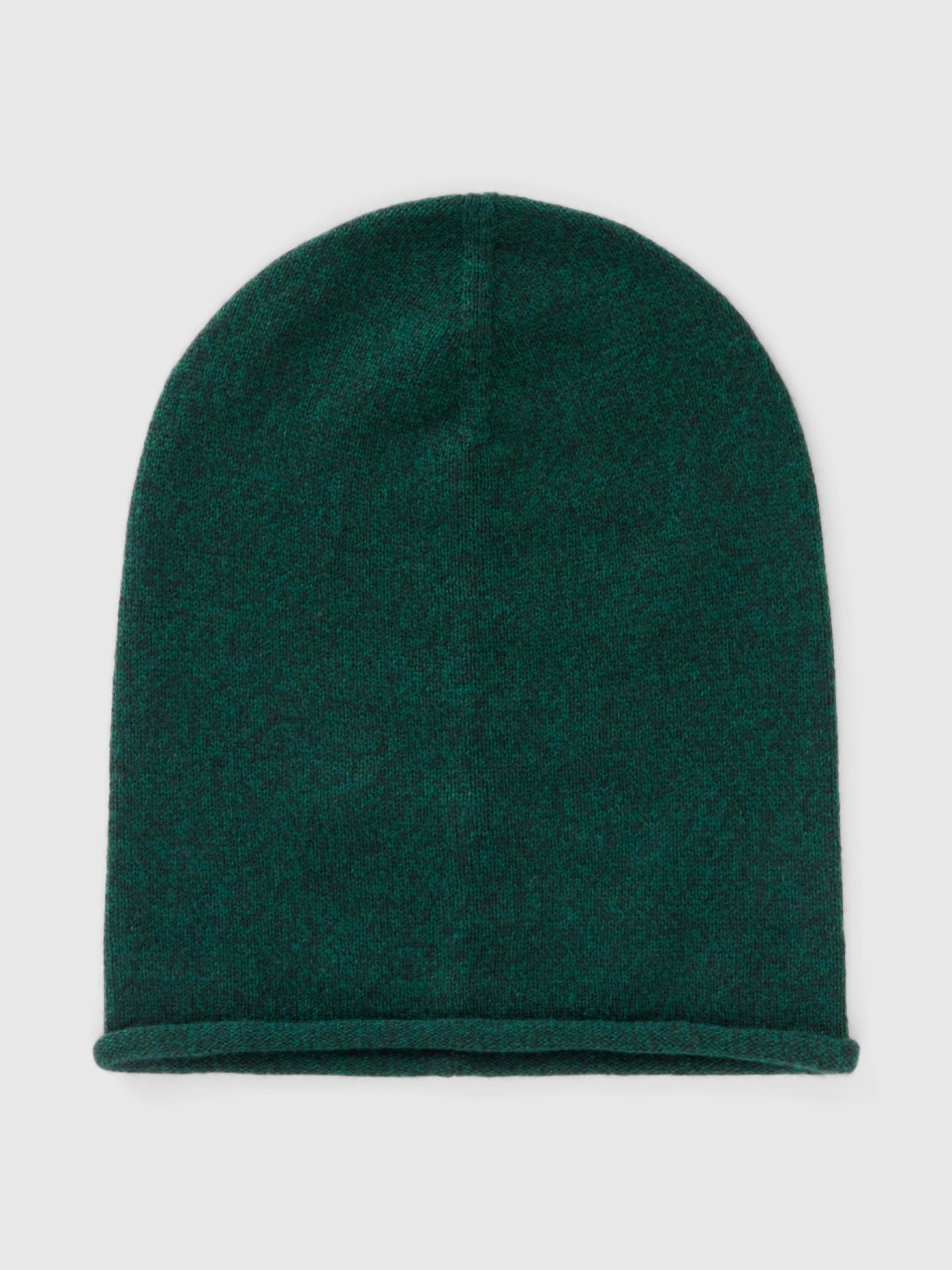 Benetton, Hat In Wool And Cashmere Blend, Dark Green, Men