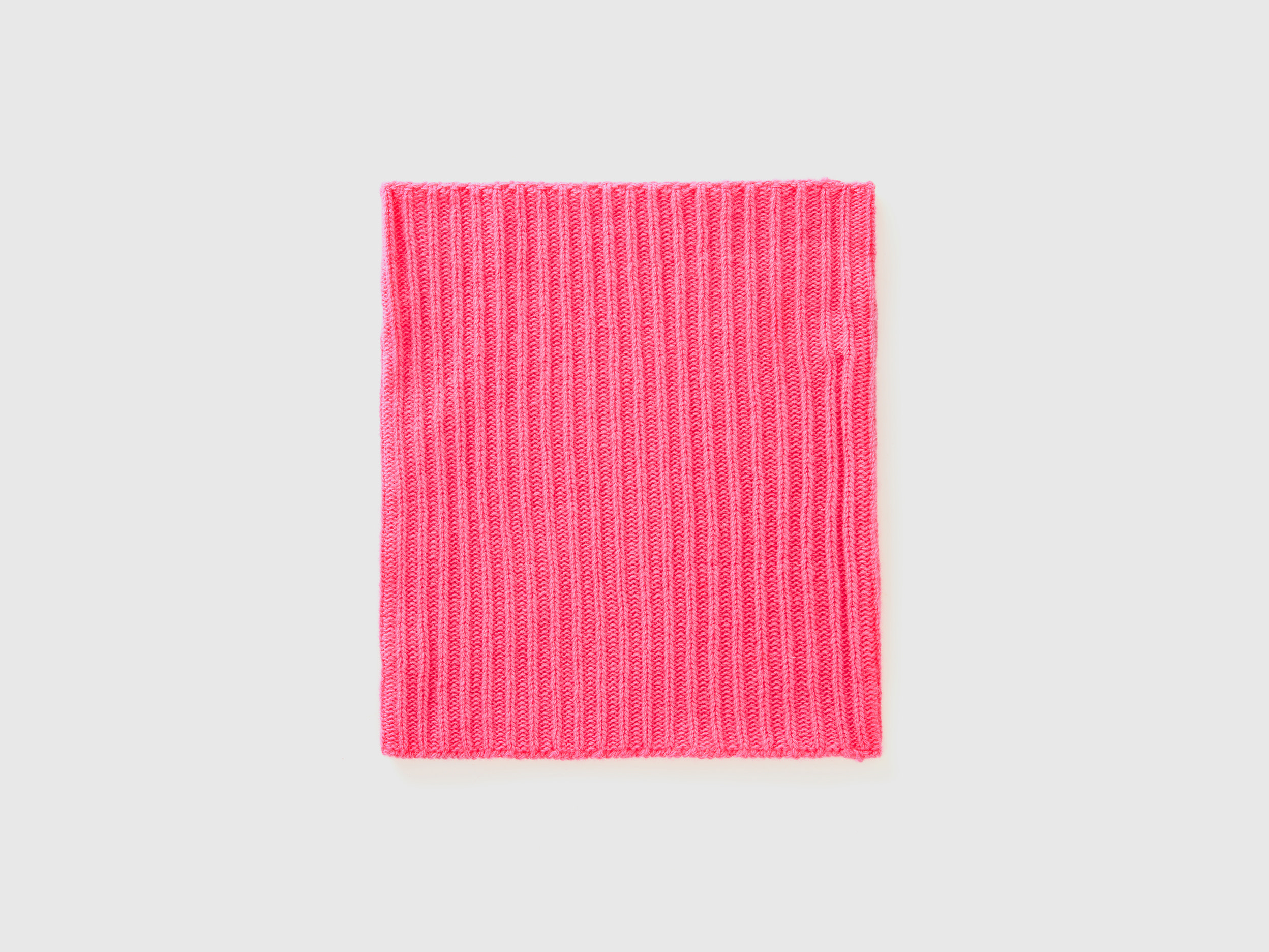 Benetton, Scaldacollo In Misto Lana, Rosa, Donna