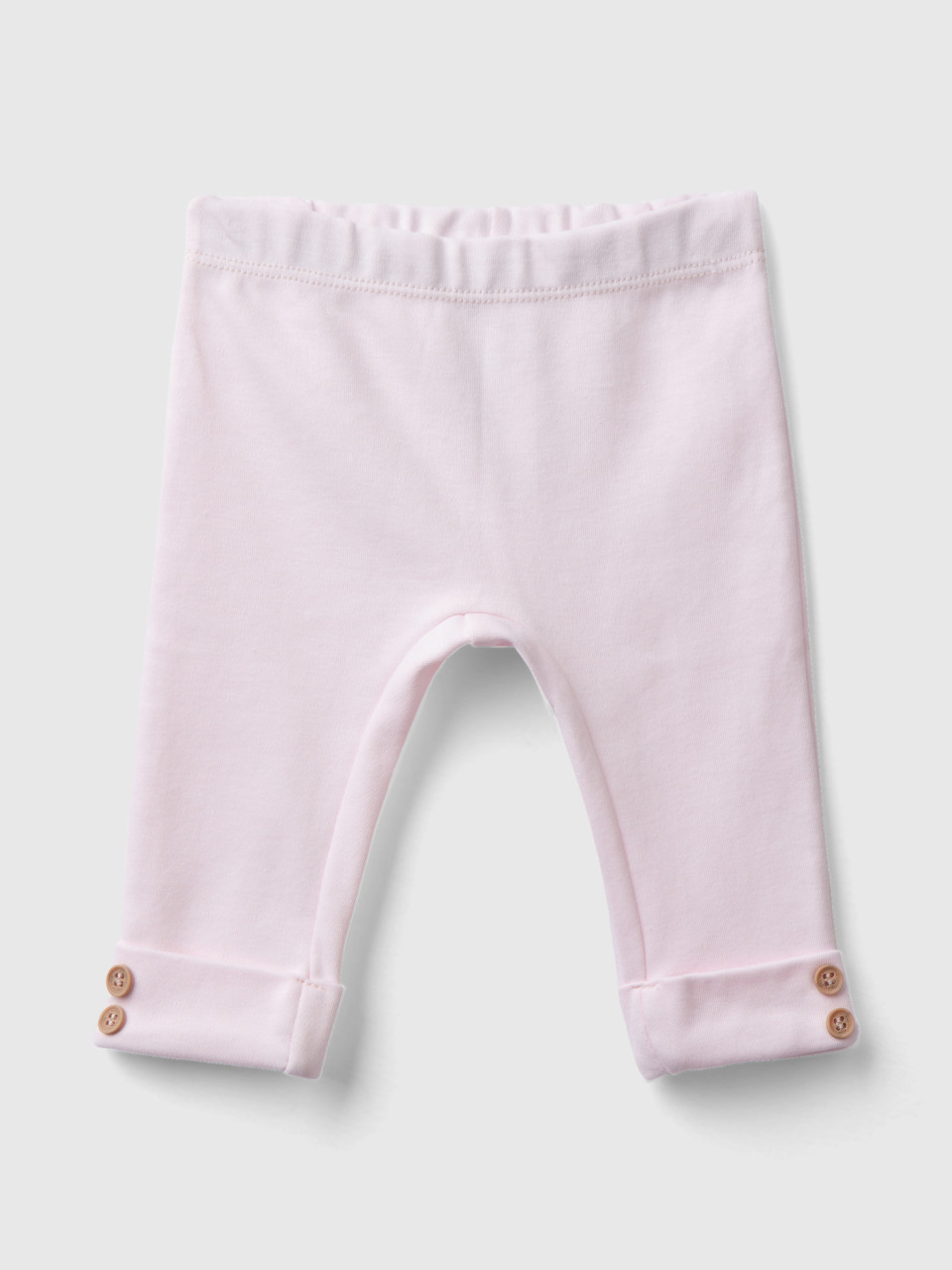 Benetton, Organic Cotton Leggings, Soft Pink, Kids