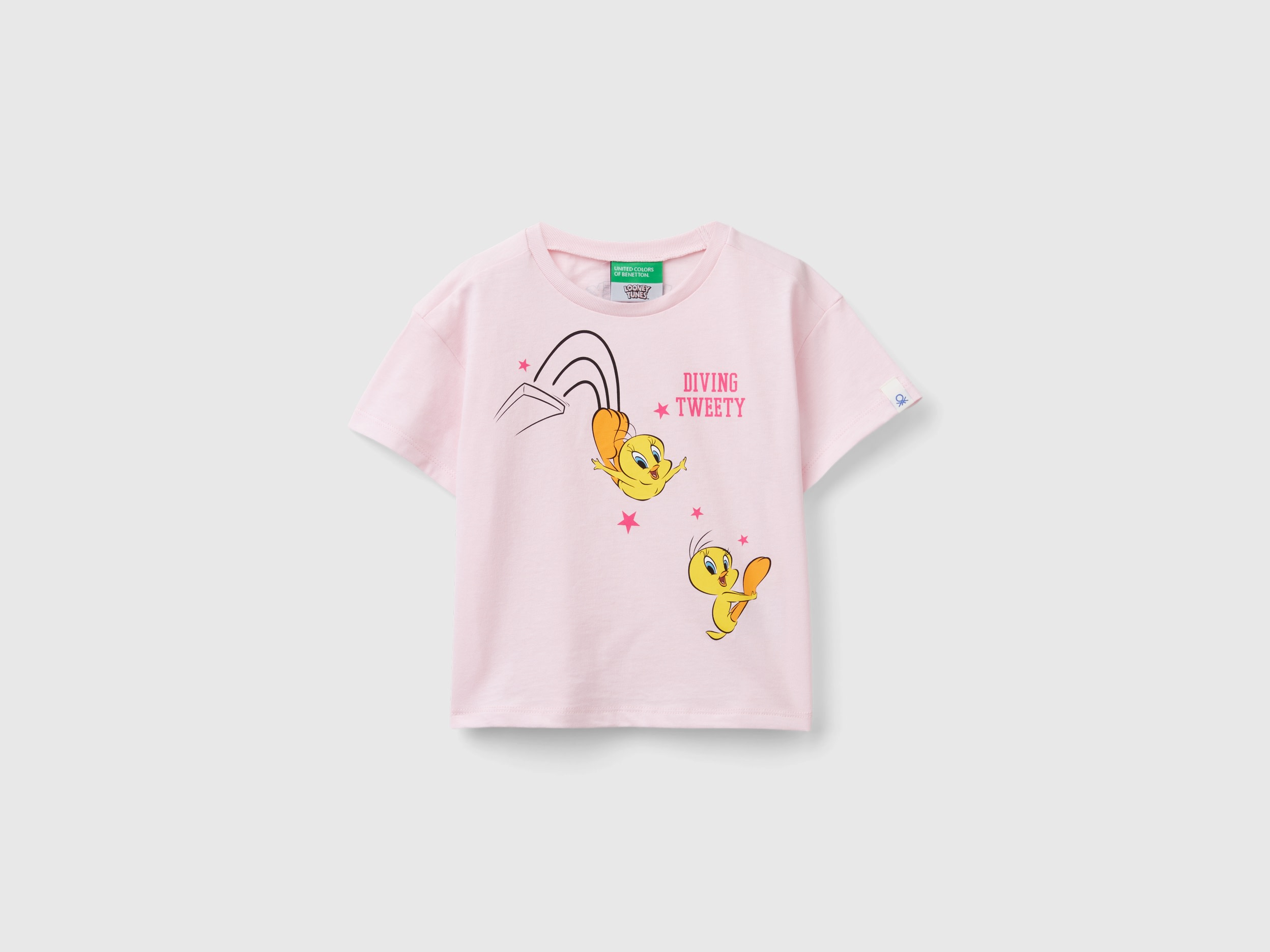 Benetton, T-shirt Manica Corta ©looney Tunes, Rosa, Bambini