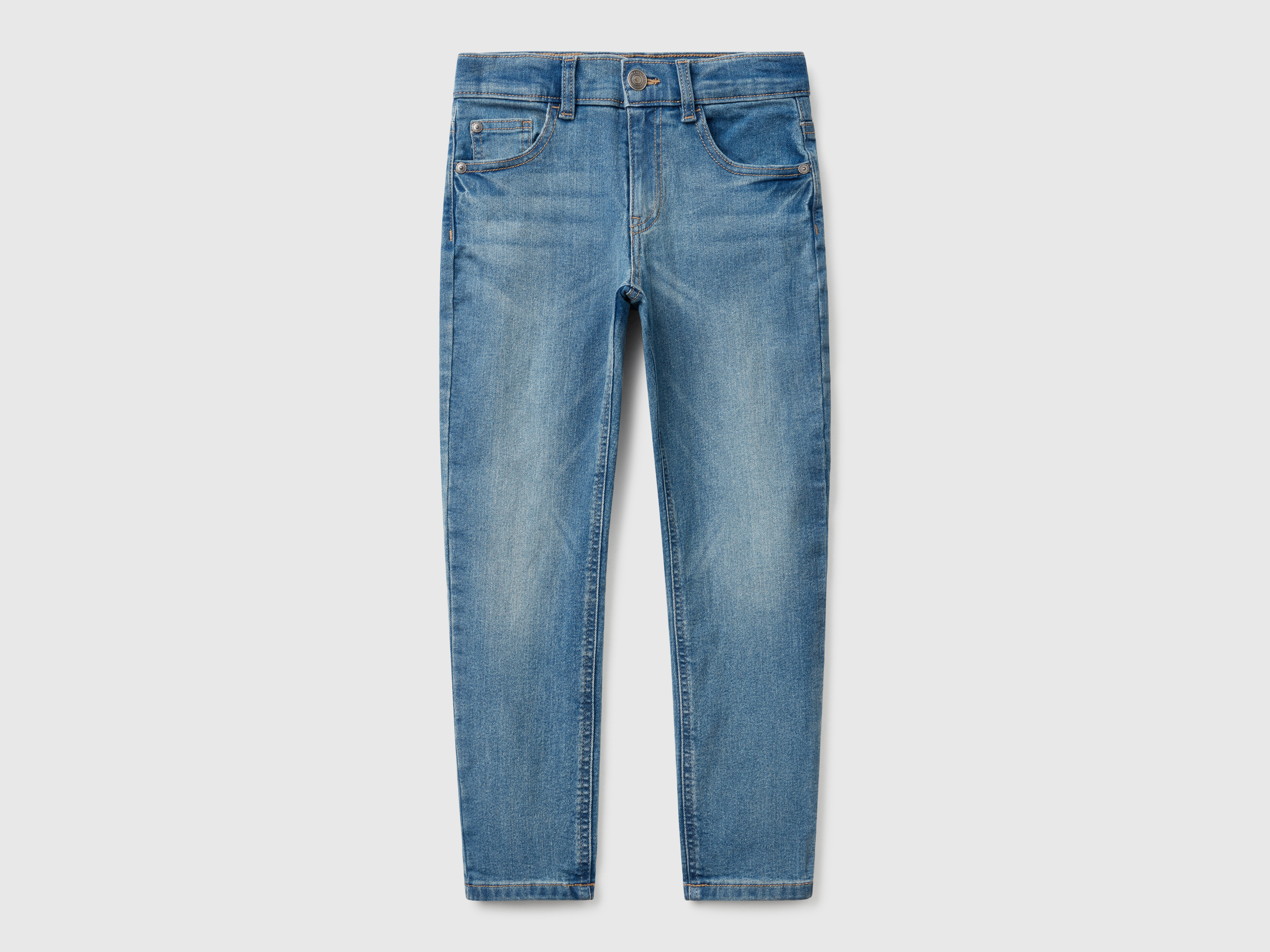 United Colors of Benetton Benetton, Τζιν Με Skinny Εφαρμογή, size S, Μπλε, Παιδικά
