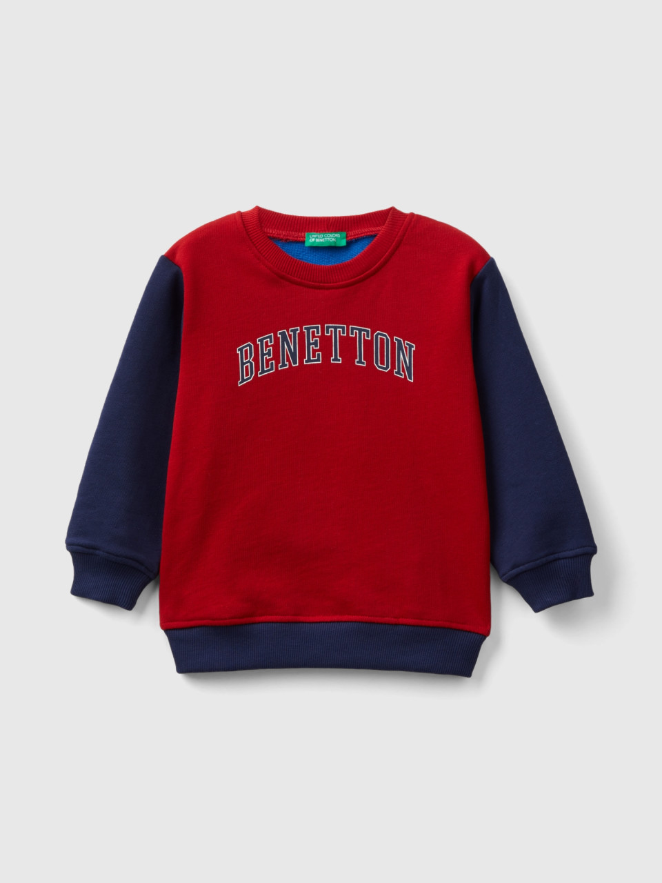 Benetton, Sweatshirt In 100% Organic Cotton, Multi-color, Kids