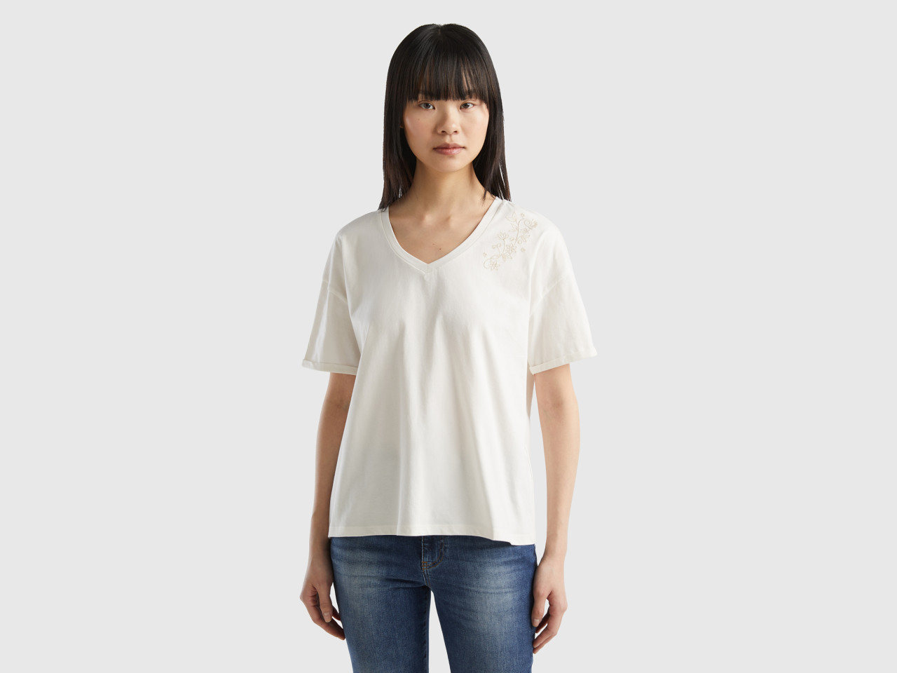 T shirt benetton femme sales