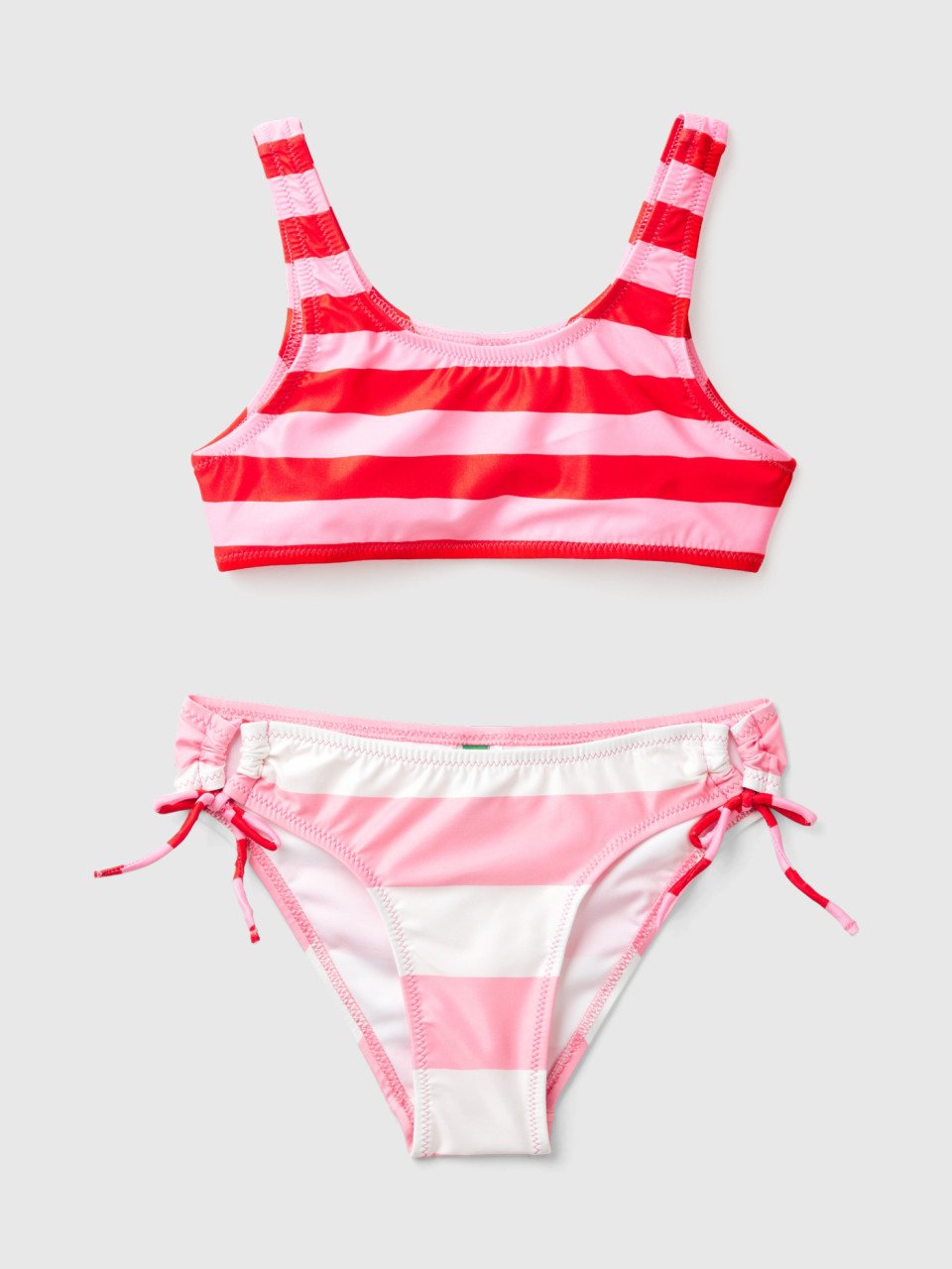 Benetton, Striped Beach Bikini, Multi-color, Kids