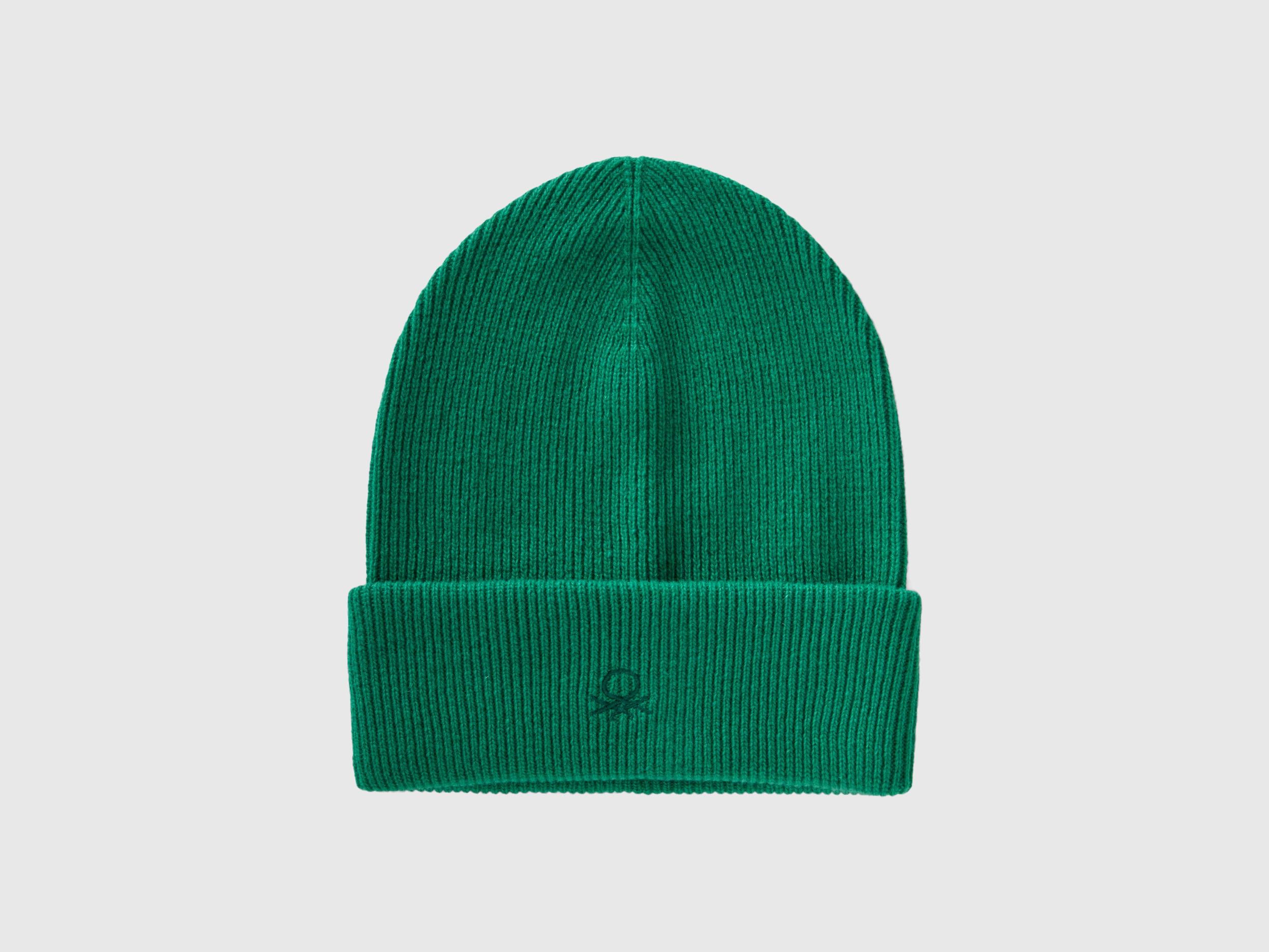 Benetton, Wool Blend Hat, size XL-3XL, Green, Kids