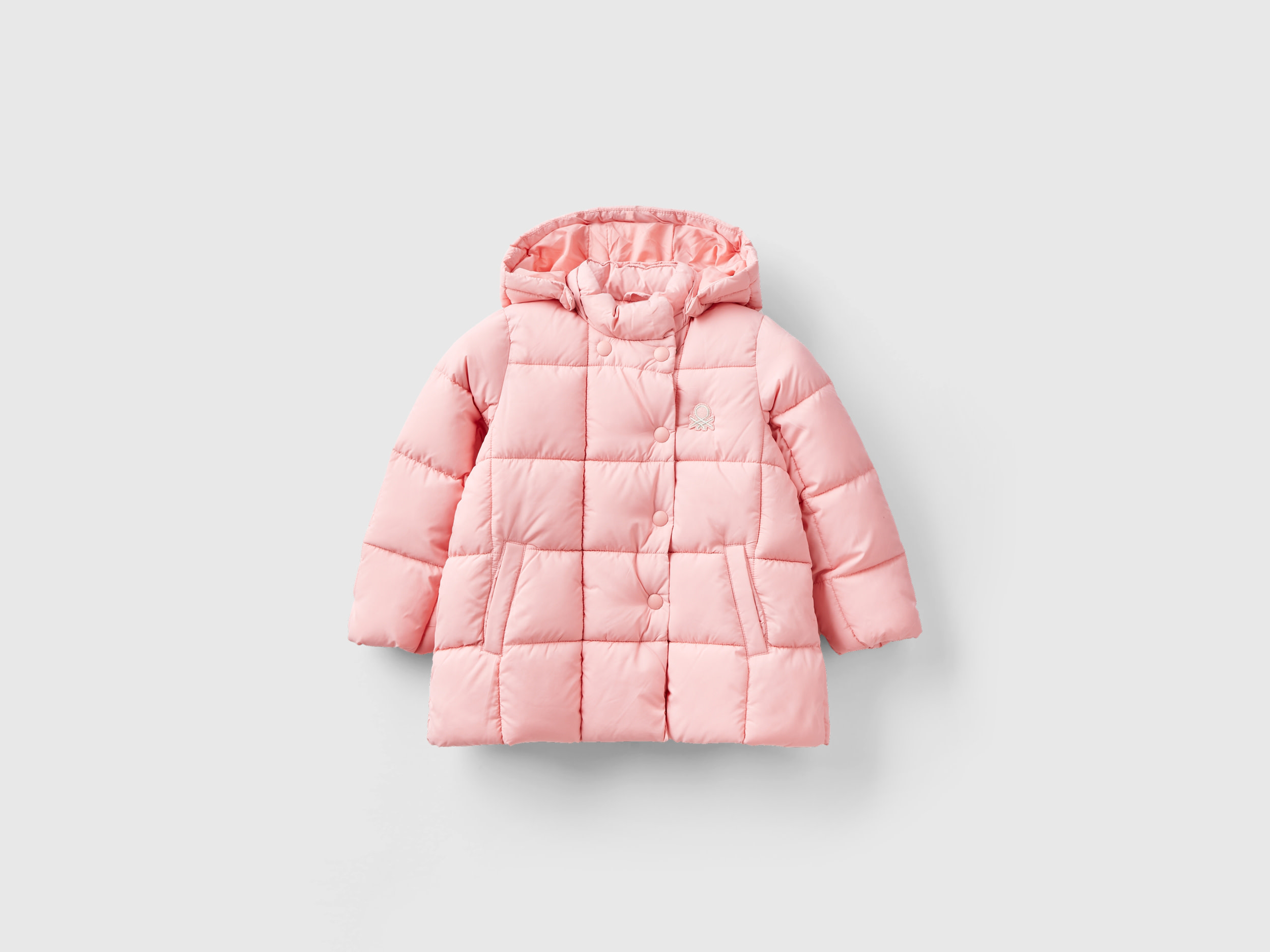 Benetton, Jacket With Detachable Hood, size 3-4, Pink, Kids