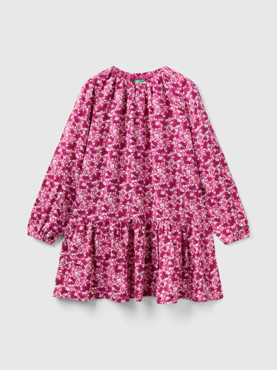 Benetton, Flowy Floral Dress, Multi-color, Kids