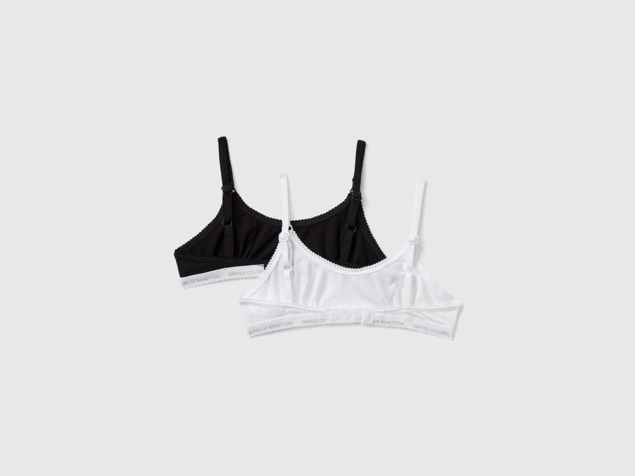 Benetton, Δύο Brassiere Από Ελαστικό Βαμβακερό, size L, Πολύχρωμο, Παιδικά φωτογραφία