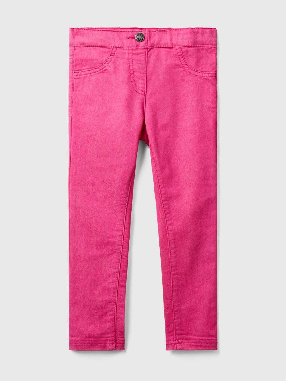 Benetton jeggings in stretch cotton blend. 1