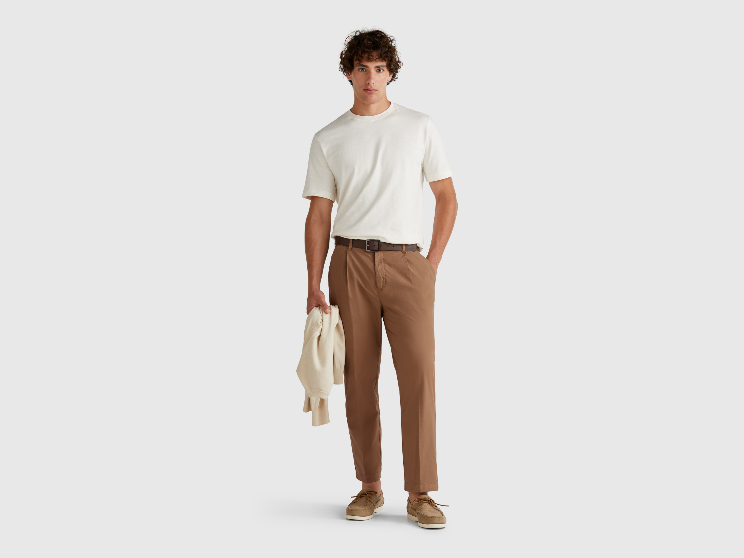 在庫一掃セール Men's Benetton | Collection New Trousers Fit Regular WorkUtility&SafetyClothing