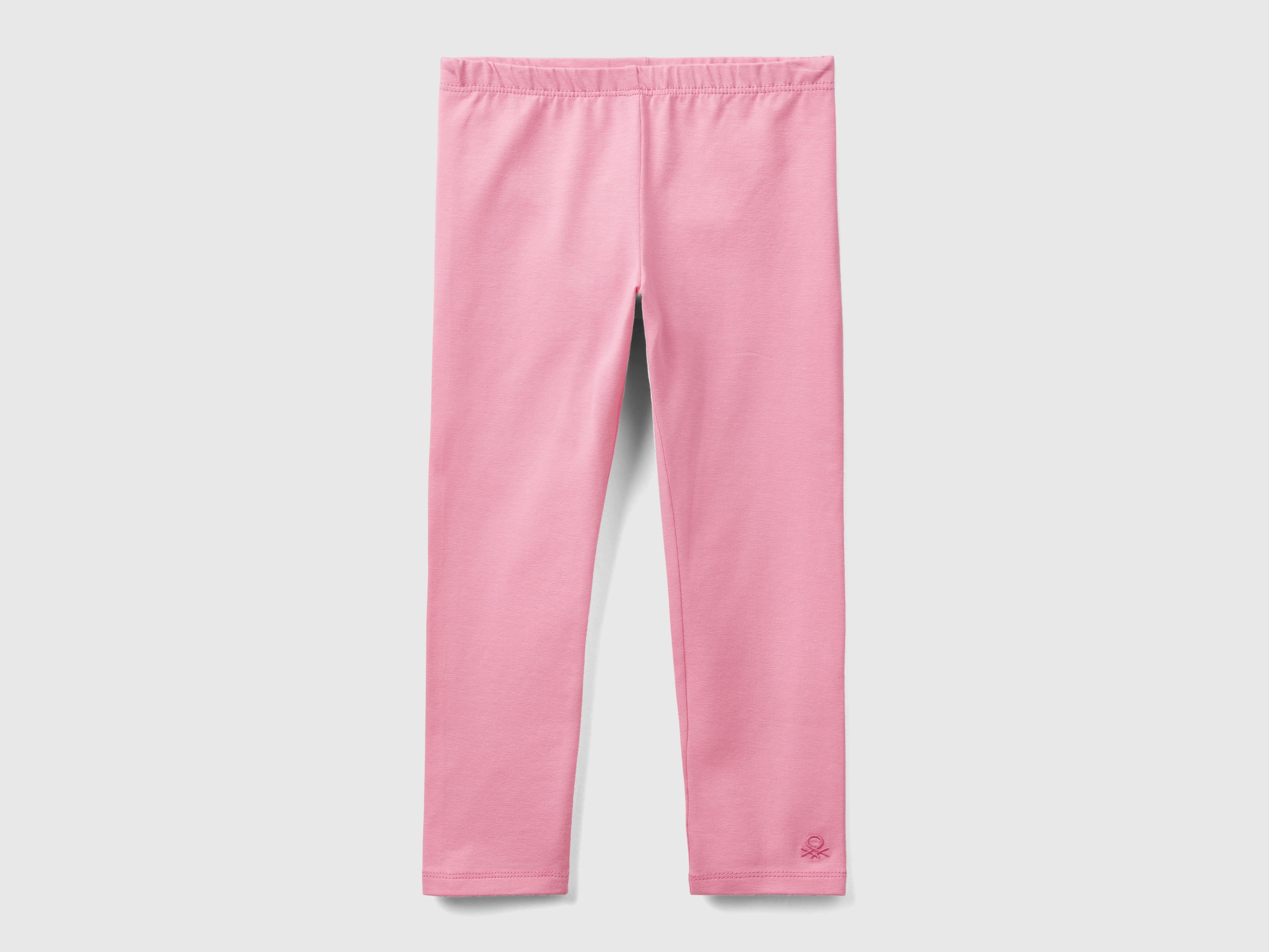 Benetton, Stretch Cotton Leggings, size 12-18, Pink, Kids