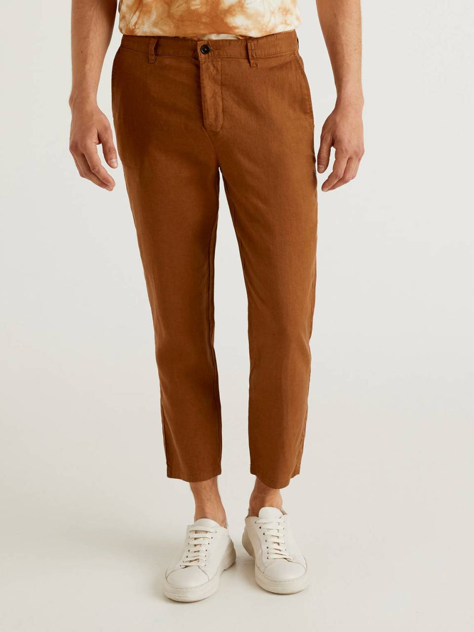 Benetton Chino pants in pure linen. 1