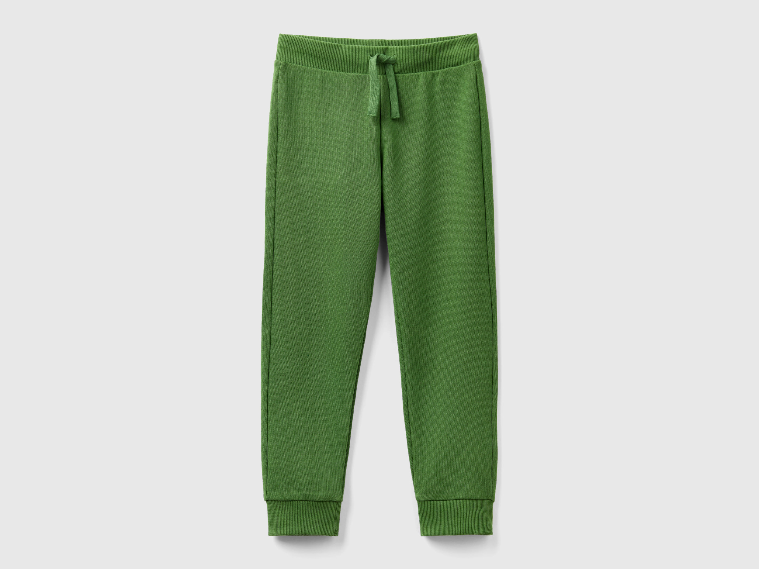 Benetton, Pantaloni Sportivi Con Coulisse, Verde Militare, Bambini