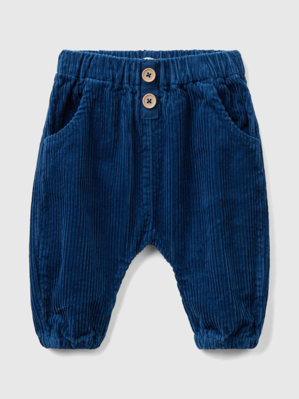 Benetton, Corduroy Trousers, Air Force Blue, Kids