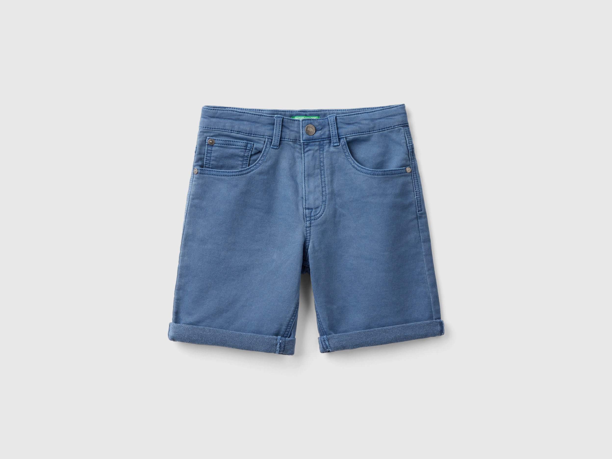 Benetton, Bermuda Slim Fit, Avio, Bambini