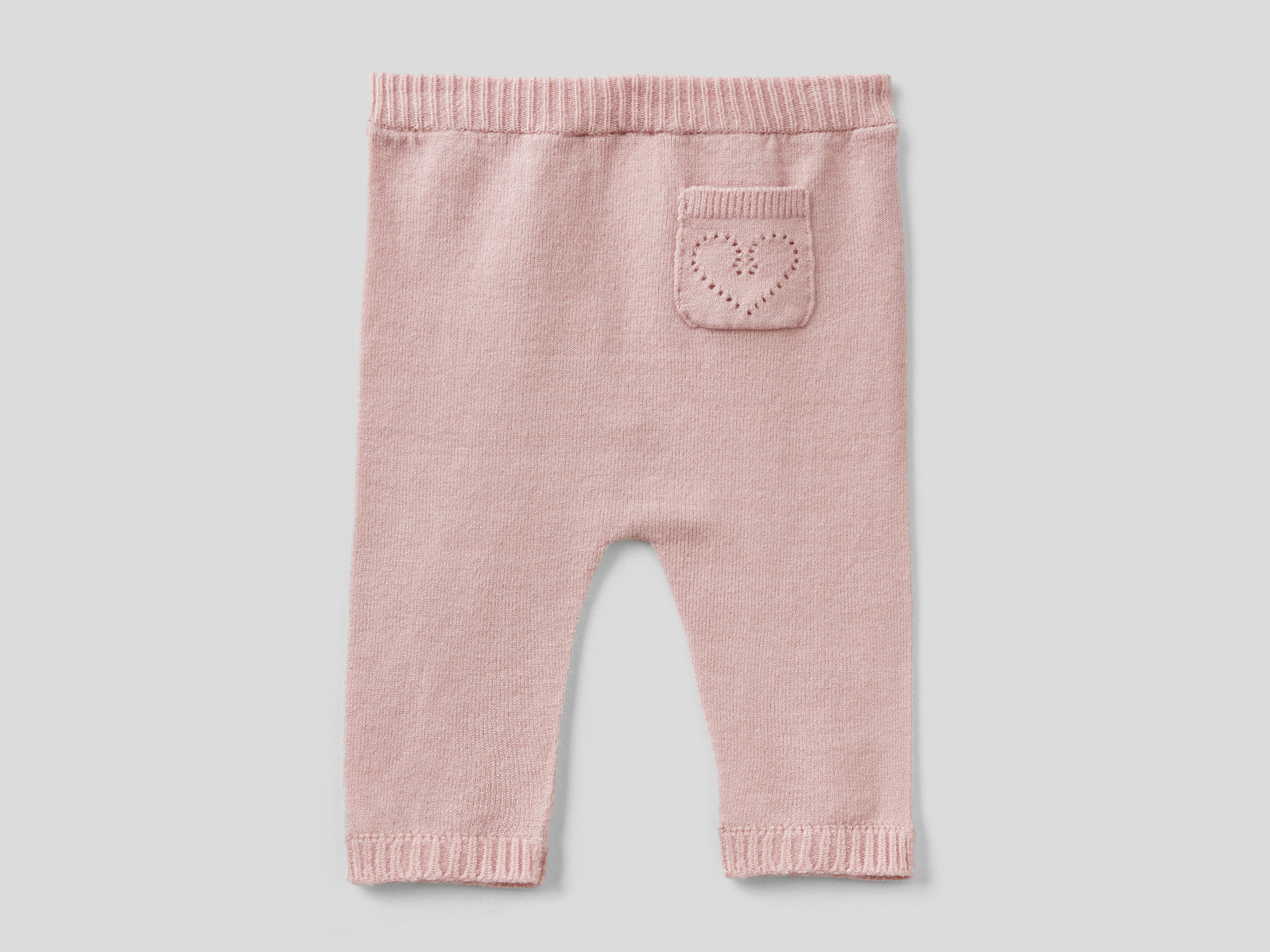 Benetton, Sweatpants With Pocket, Taglia 0-1, Pink, Kids