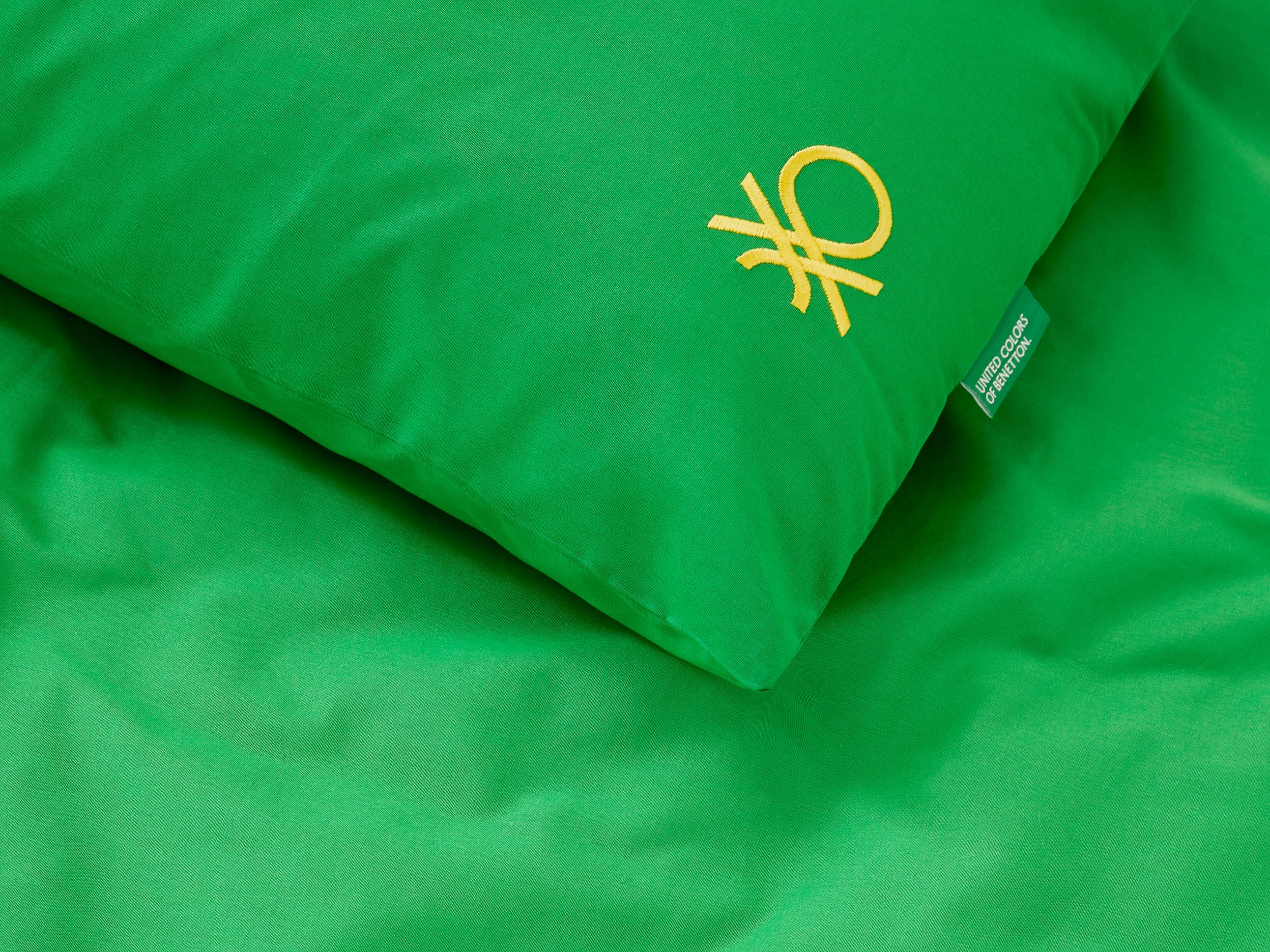 Benetton, Set Lenzuola Singole Verde, Verde, Casa Benetton
