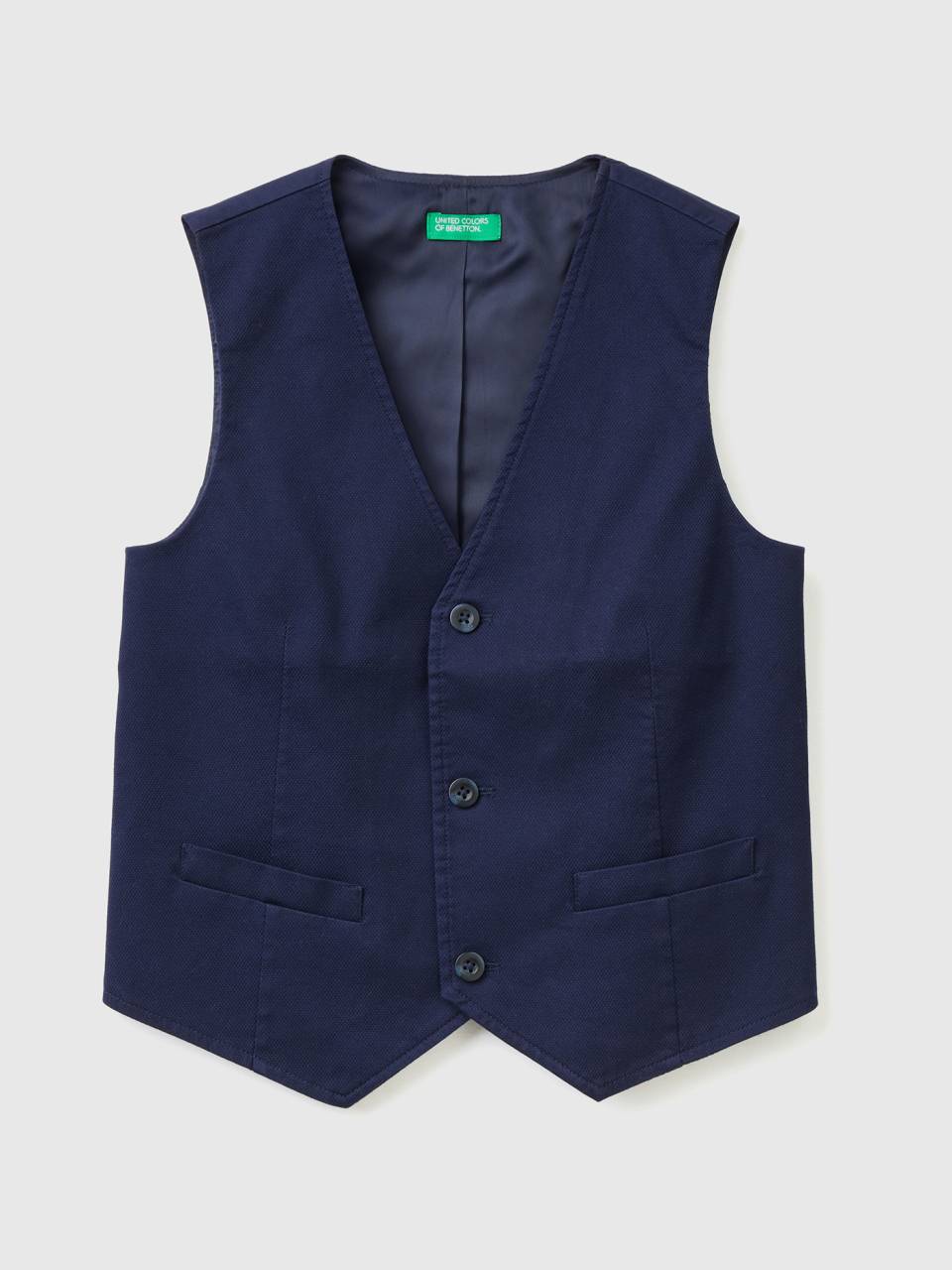 vest with buttons - Dark Benetton