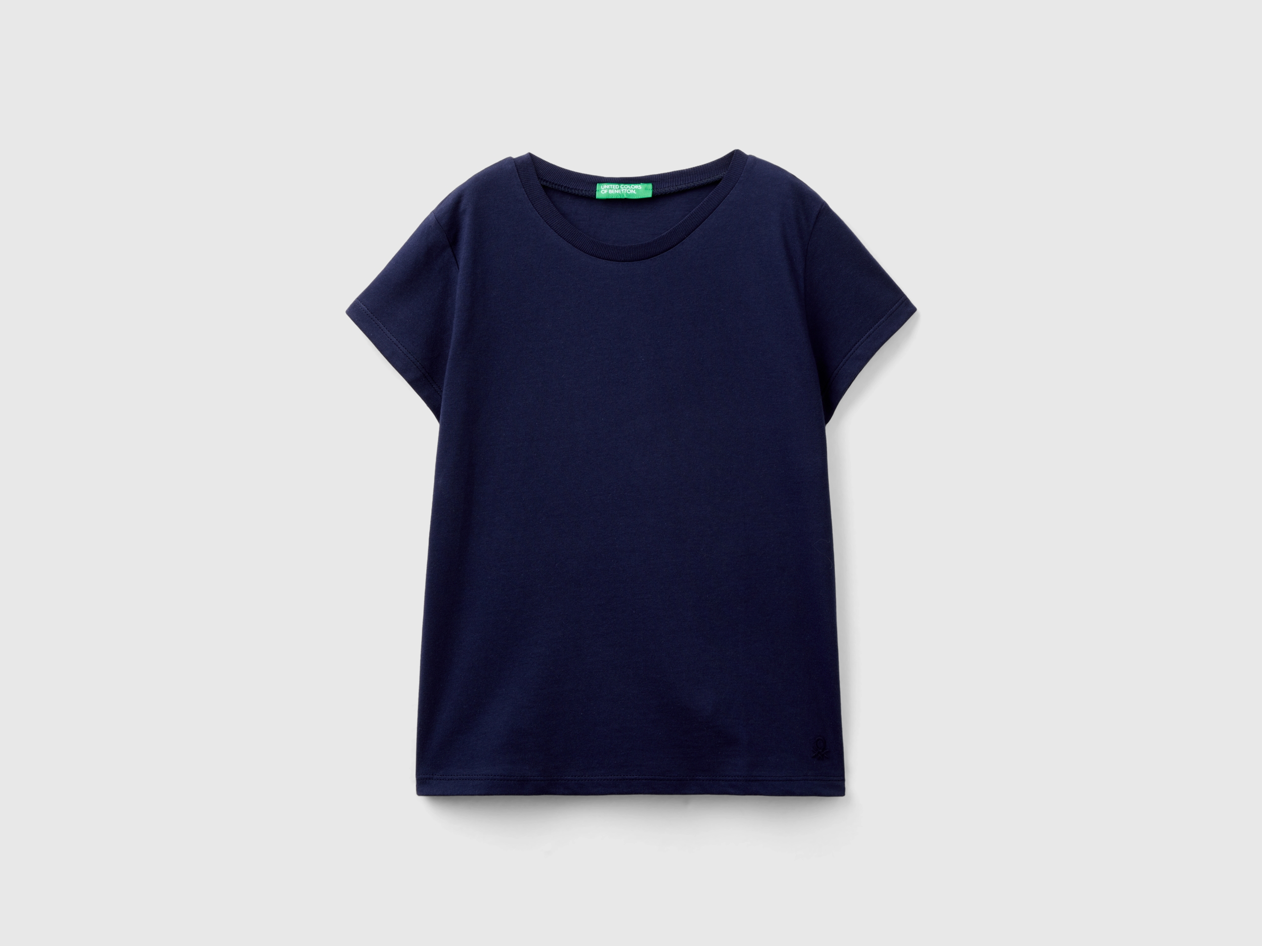United Colors of Benetton Benetton, Μπλούζα Από Αγνό Οργανικό Βαμβακερό, size 3XL, Σκουρο Μπλε, Παιδικά