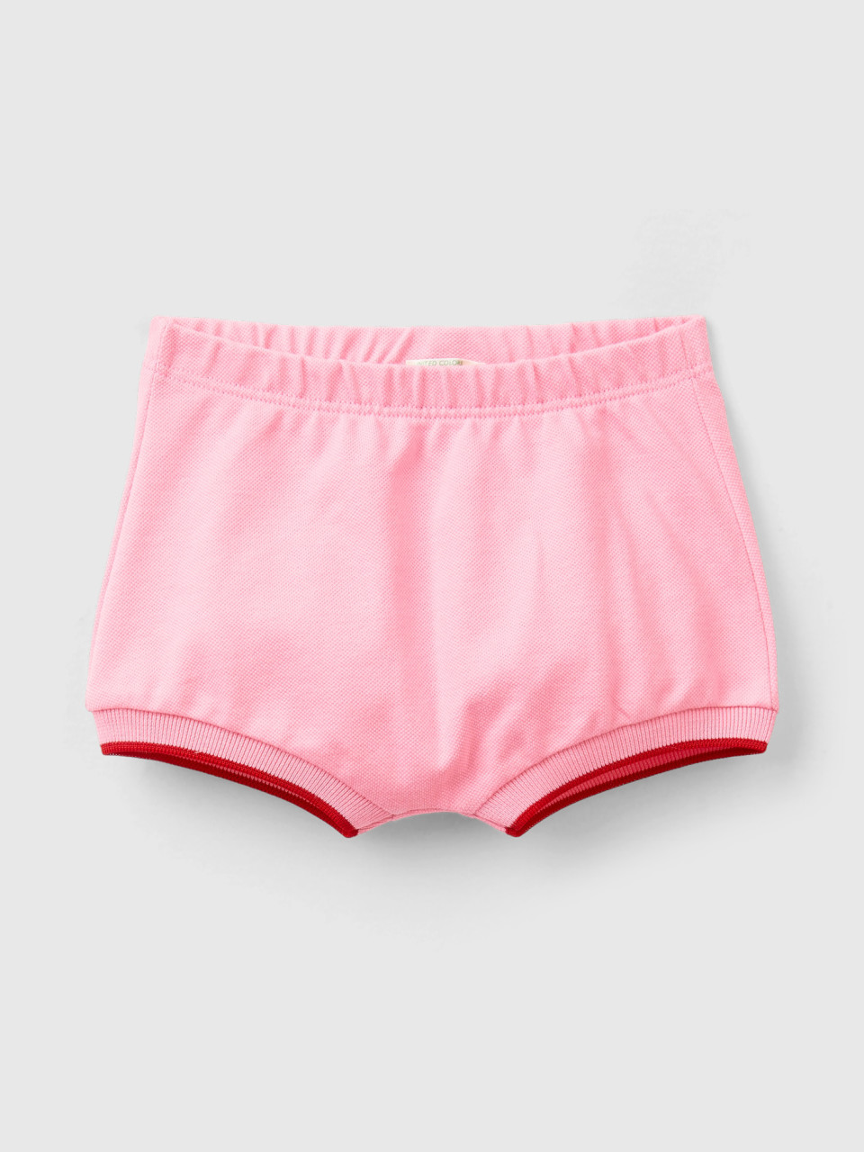 Benetton, Shorts Aus Stretchbaumwolle, Pink, unisex