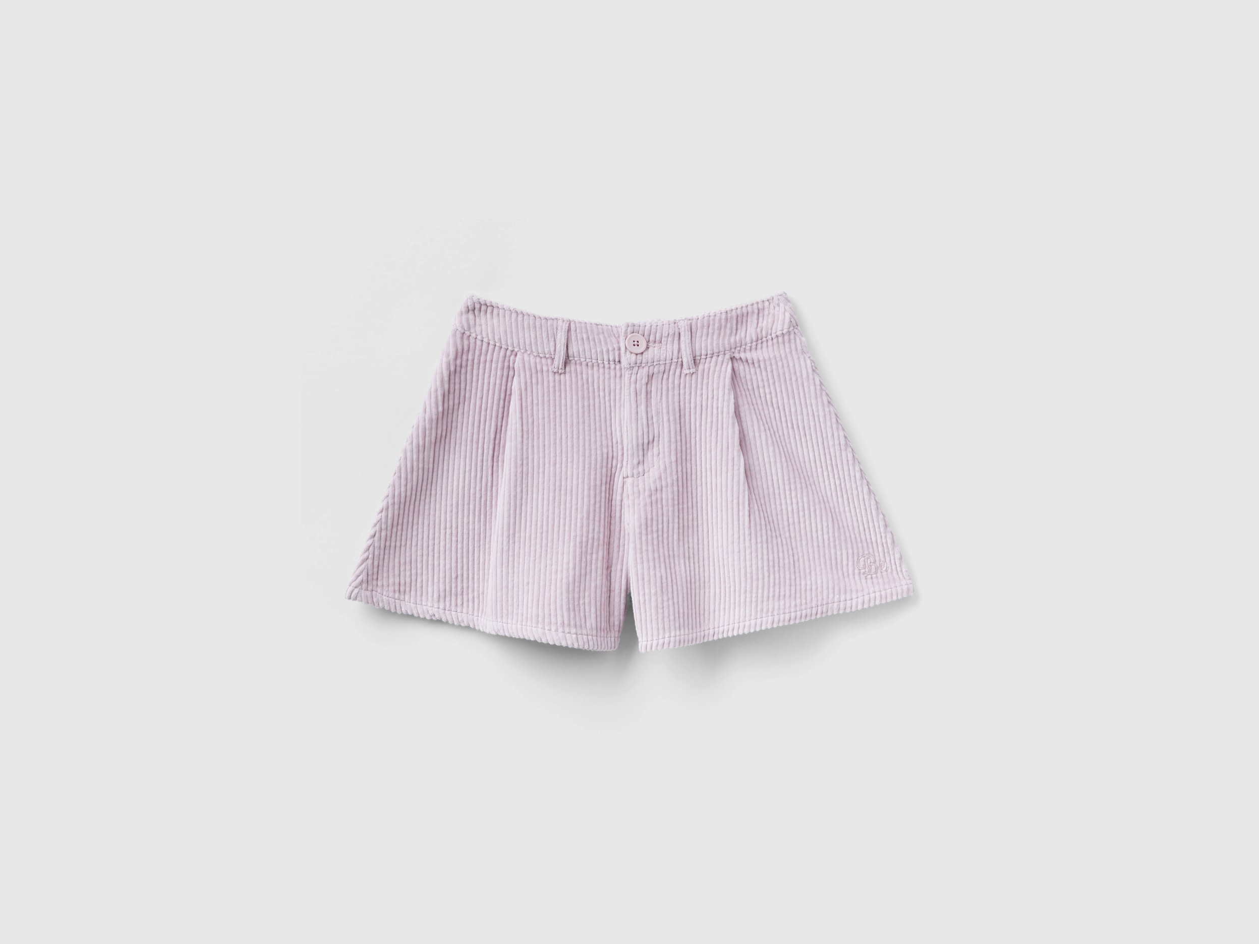 Benetton, Corduroy Bermuda Shorts, size XL, Pink, Kids