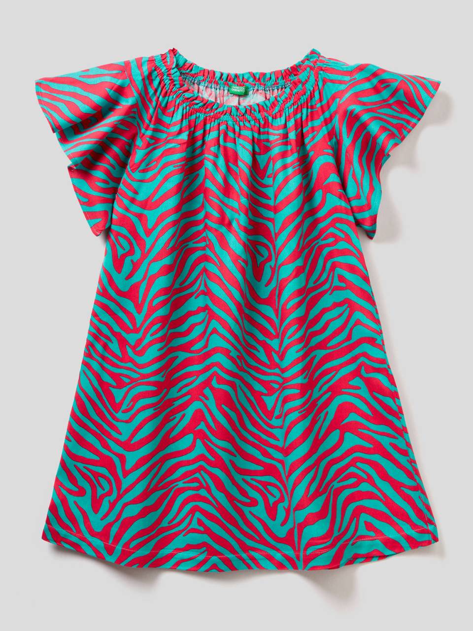 Benetton Animal pattern beach cover-up dress. 1