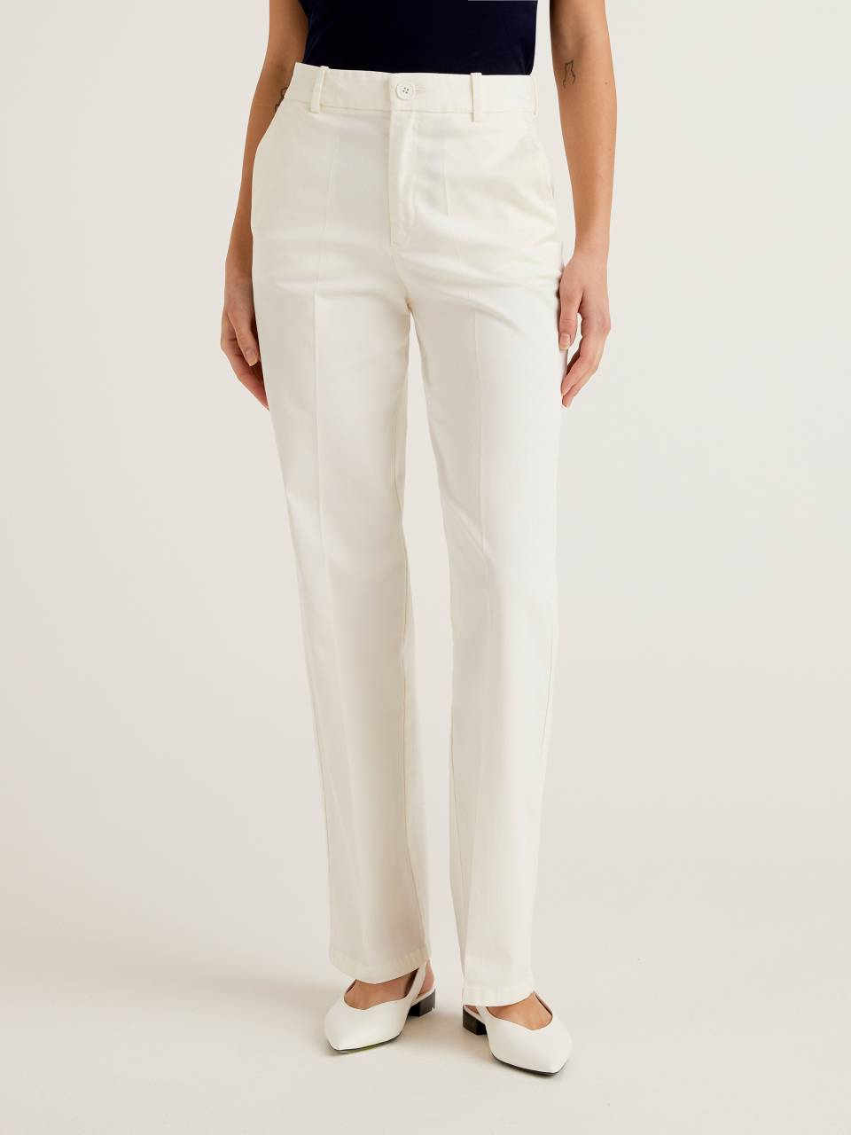 Benetton Trousers with wide leg. 1