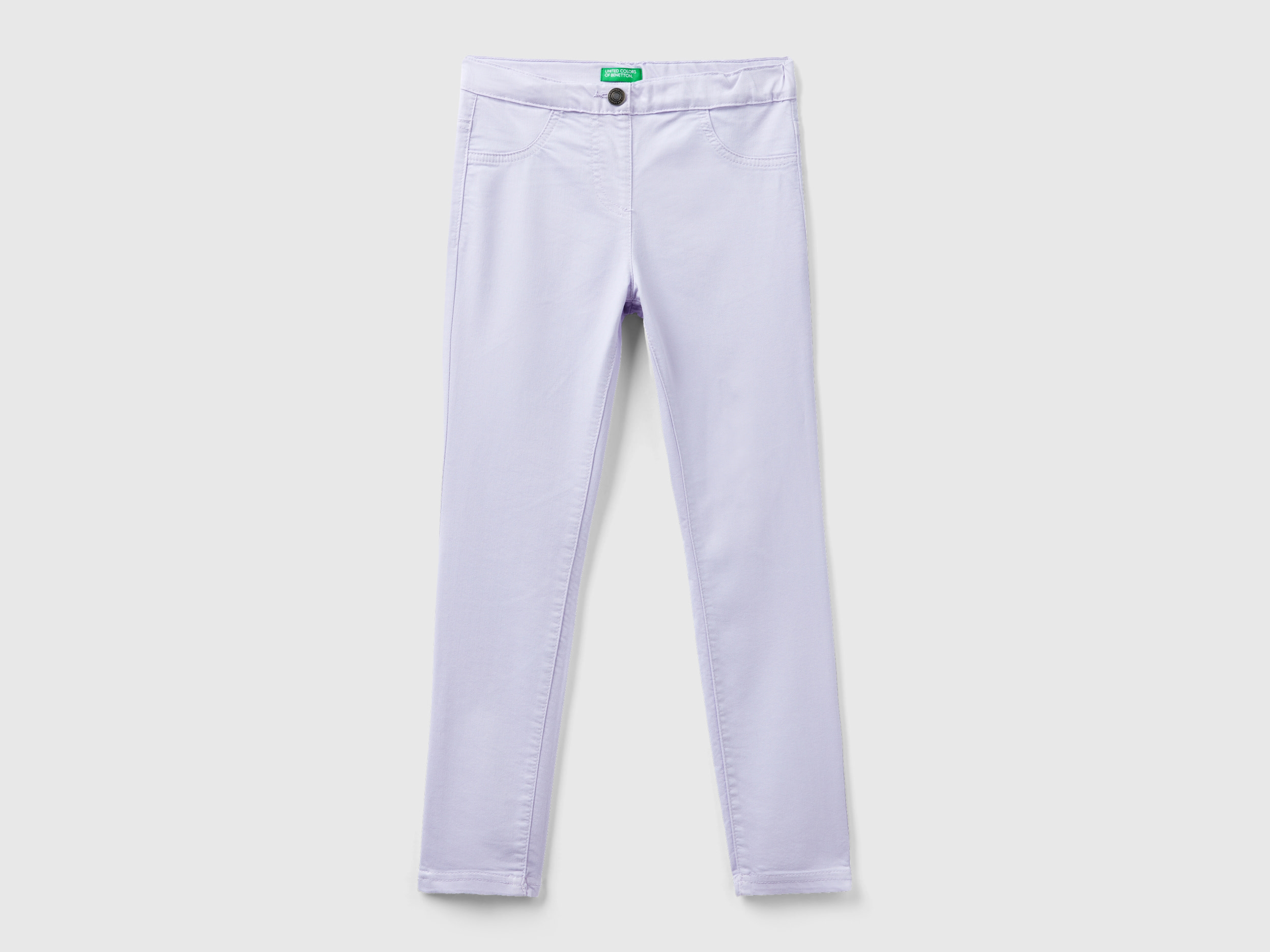 Benetton, Pantaloni Super Skinny, Lilla, Bambini