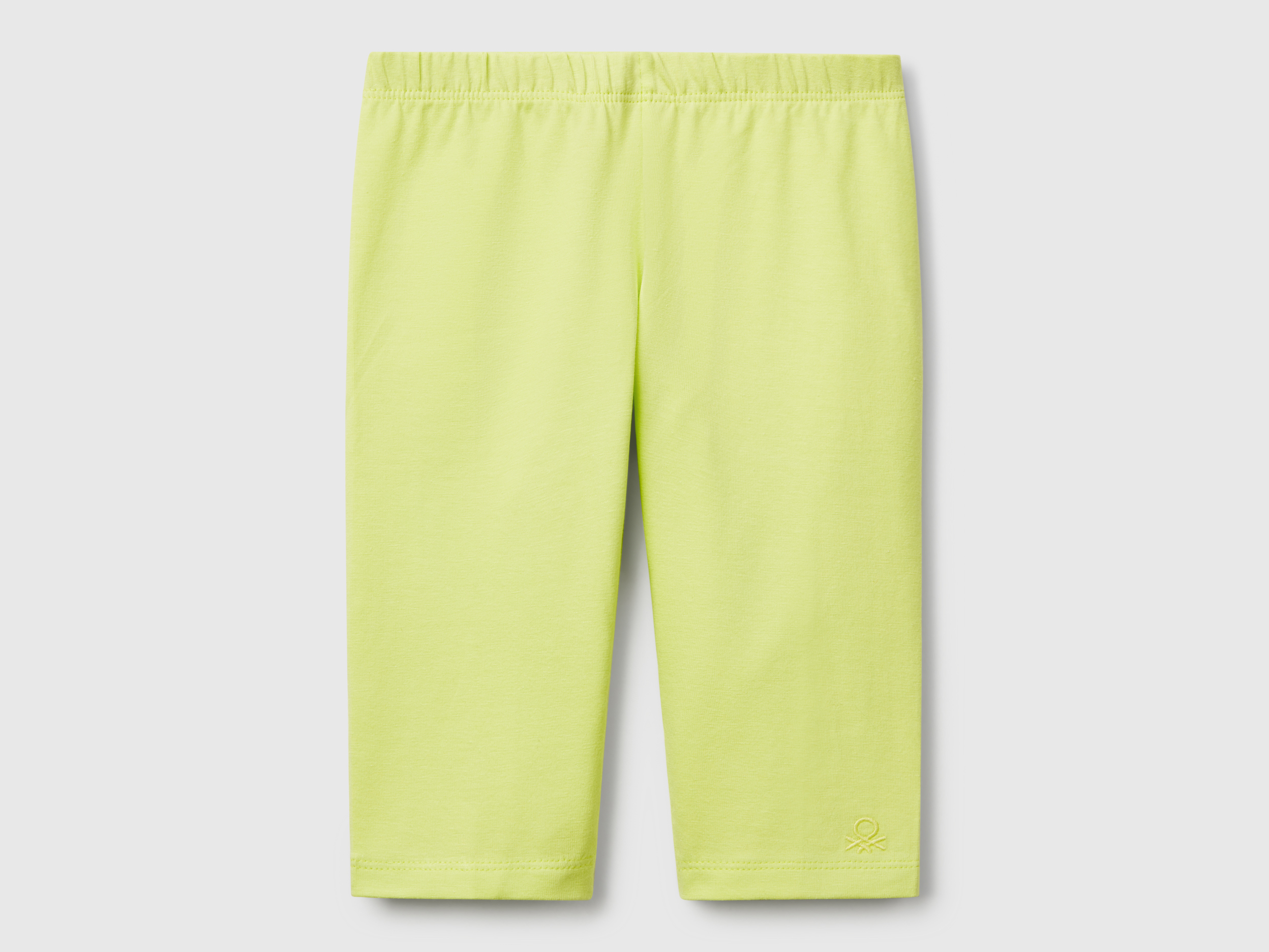 Benetton, Legging 3/4 En Coton Stretch, taille 12-18, Jaune, Enfants - United Colors of Benetton - Modalova