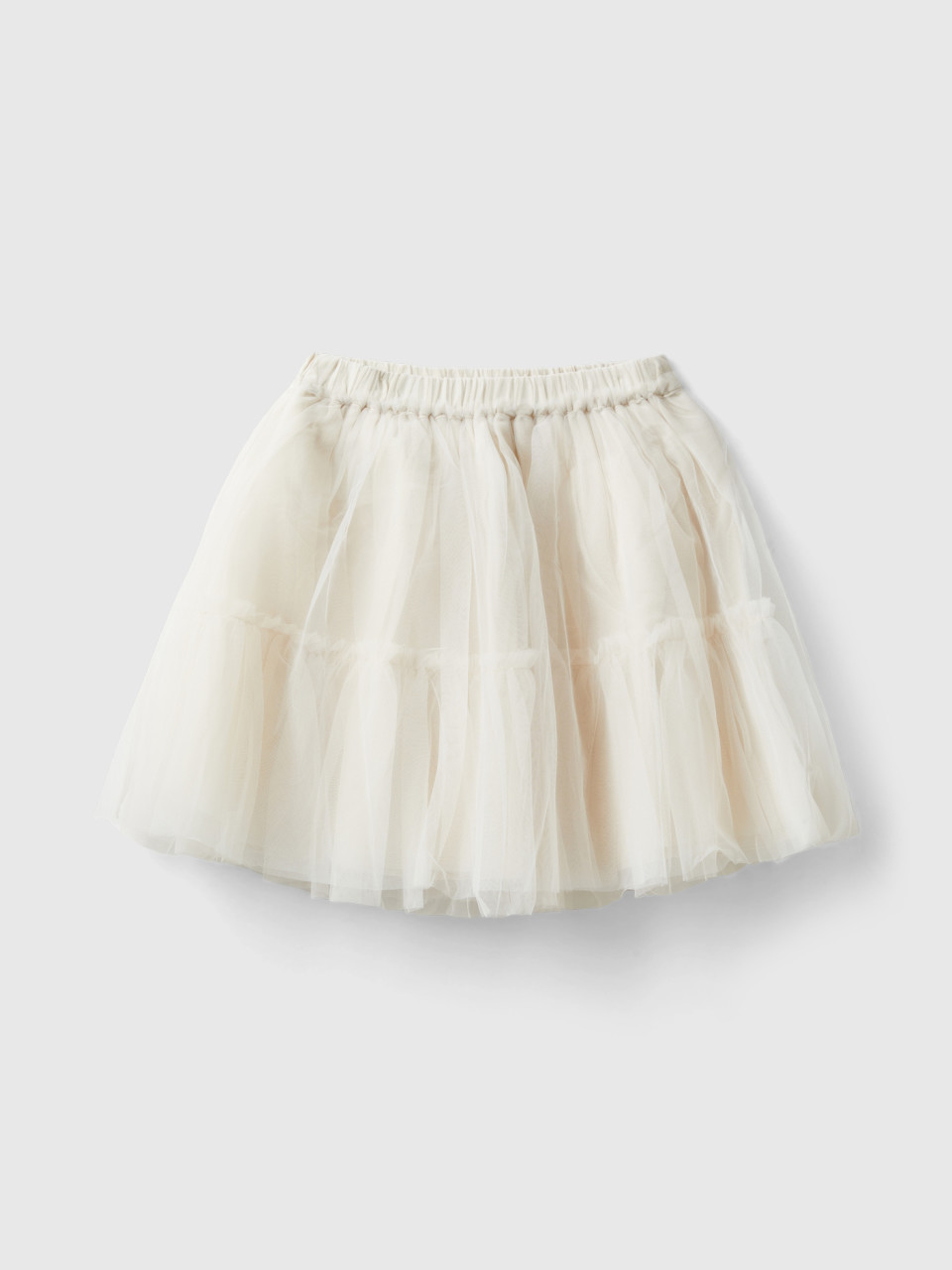 Benetton, Tulle Skirt, Creamy White, Kids
