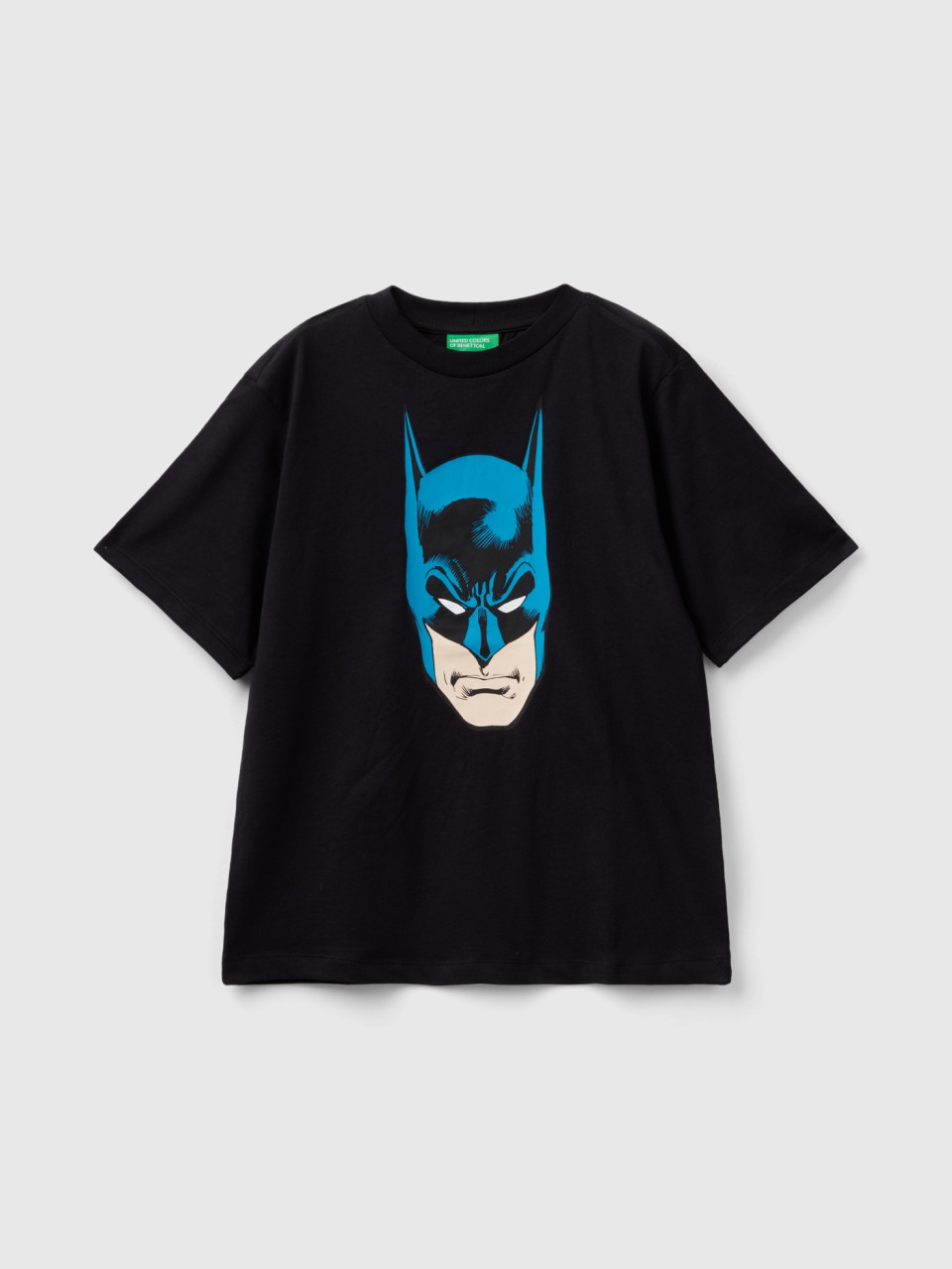 Benetton, T-shirt ©&™ Dc Comics Batman Nera, Nero, Bambini