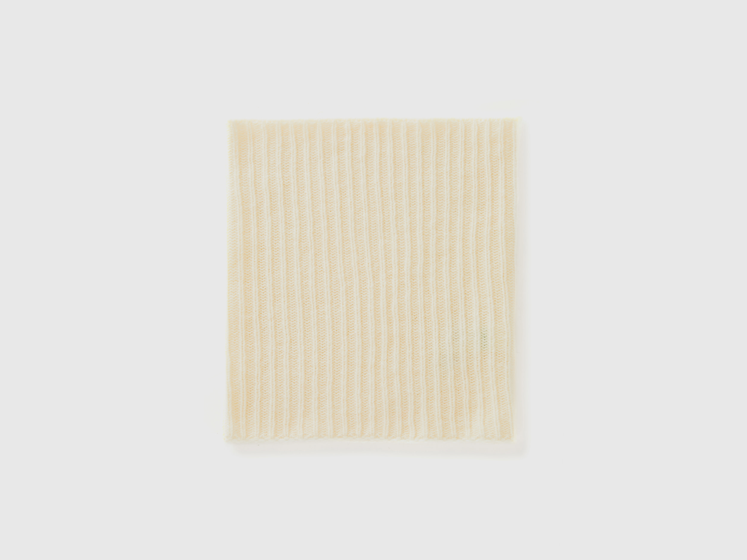 Benetton, Scaldacollo In Misto Lana, Bianco Panna, Donna