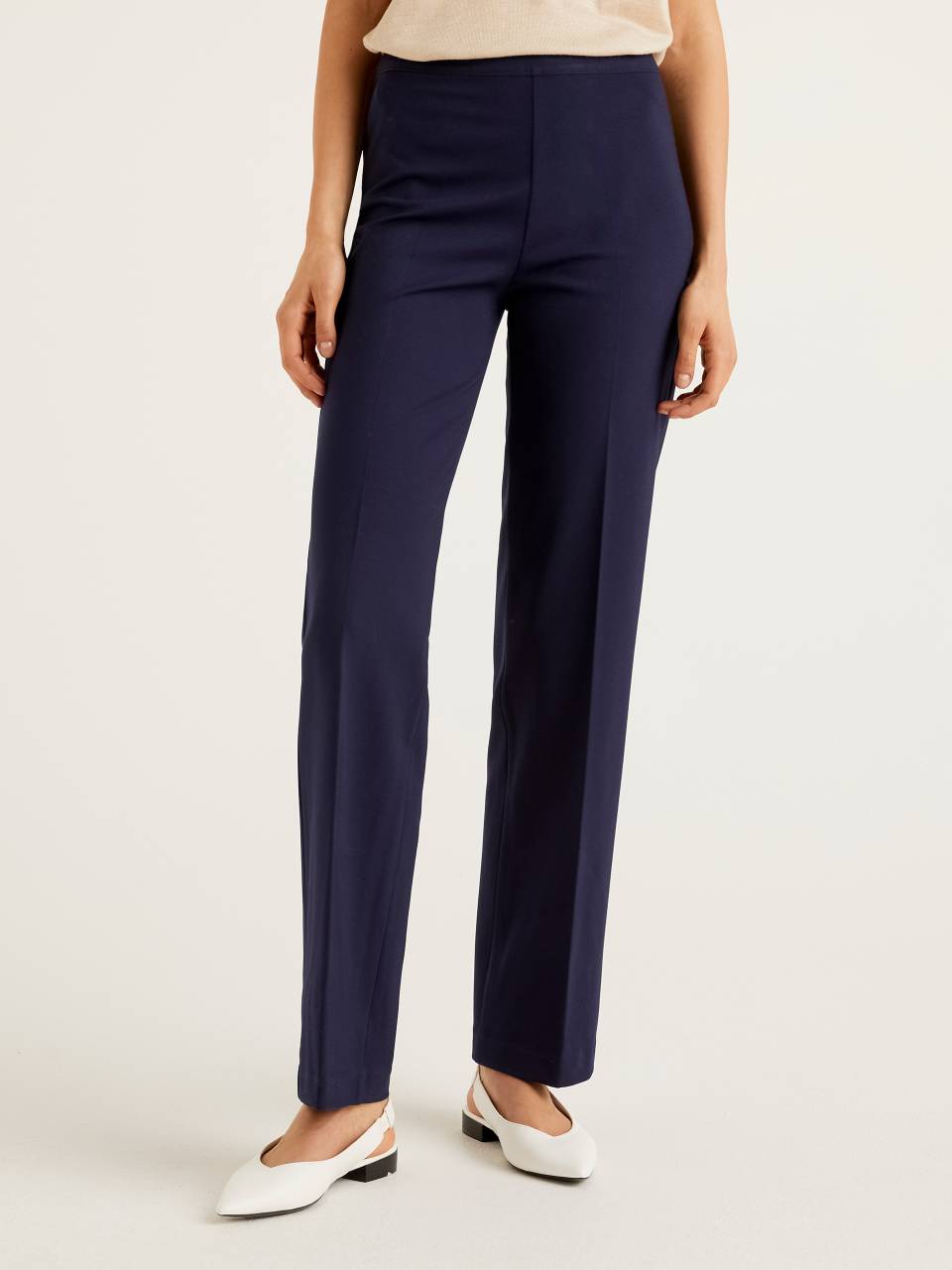 Benetton Straight cut classic trousers. 1