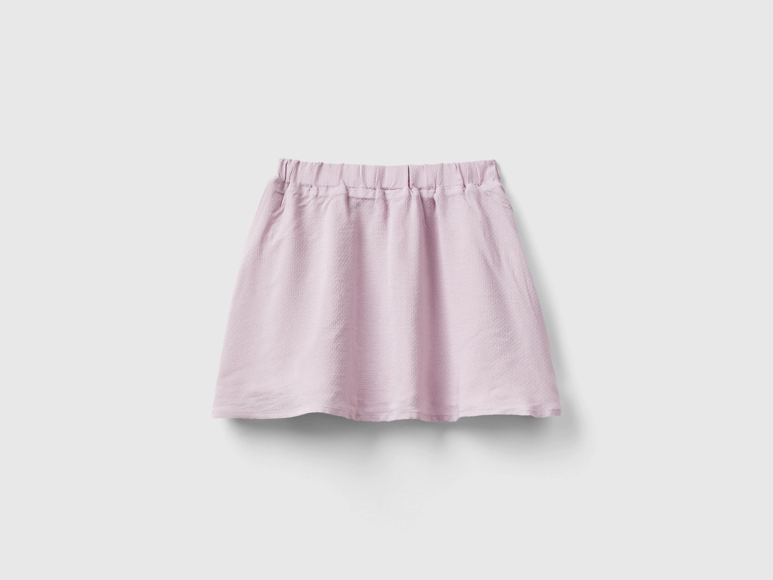 Benetton, Mini Skirt In Viscose Blend With Lurex, size 4-5, Pink, Kids